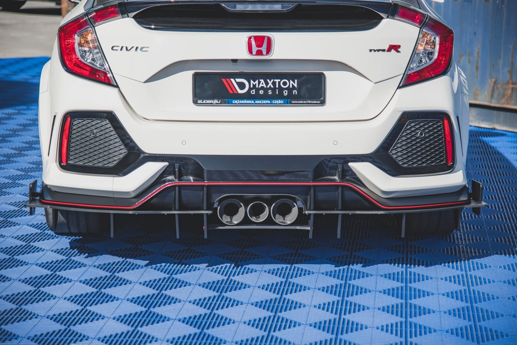 Street Pro Rear Valance Honda Civic X Type R - Image 10