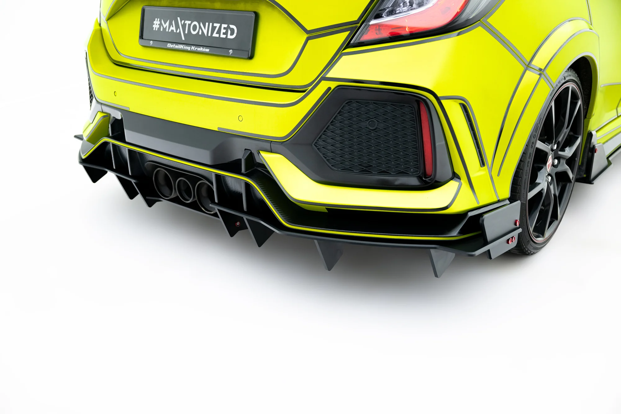 Street Pro Rear Valance Honda Civic X Type R - Image 3