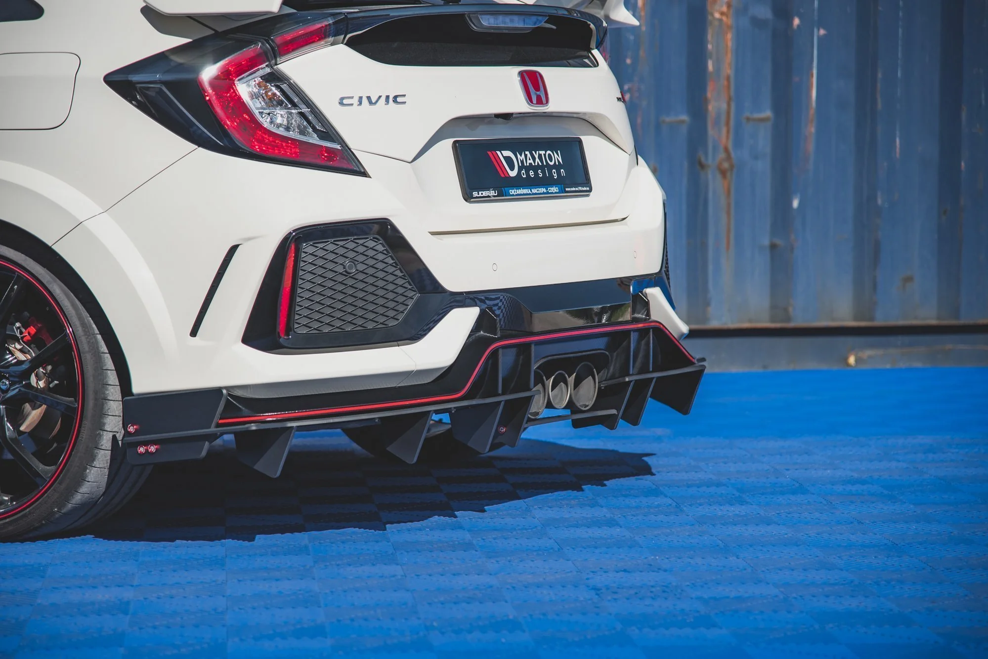Street Pro Rear Valance Honda Civic X Type R - Image 8