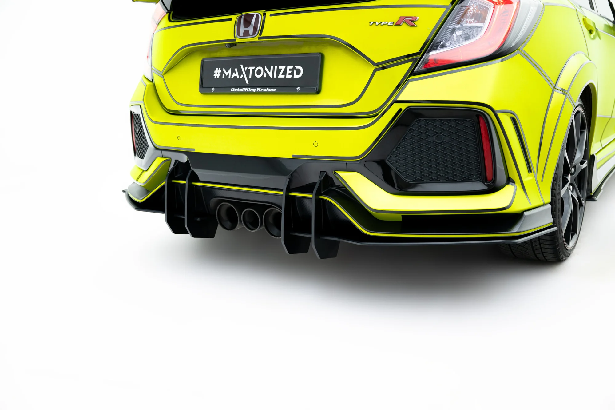 Street Pro Rear Valance V.2 Honda Civic Type R Mk10 - Image 6