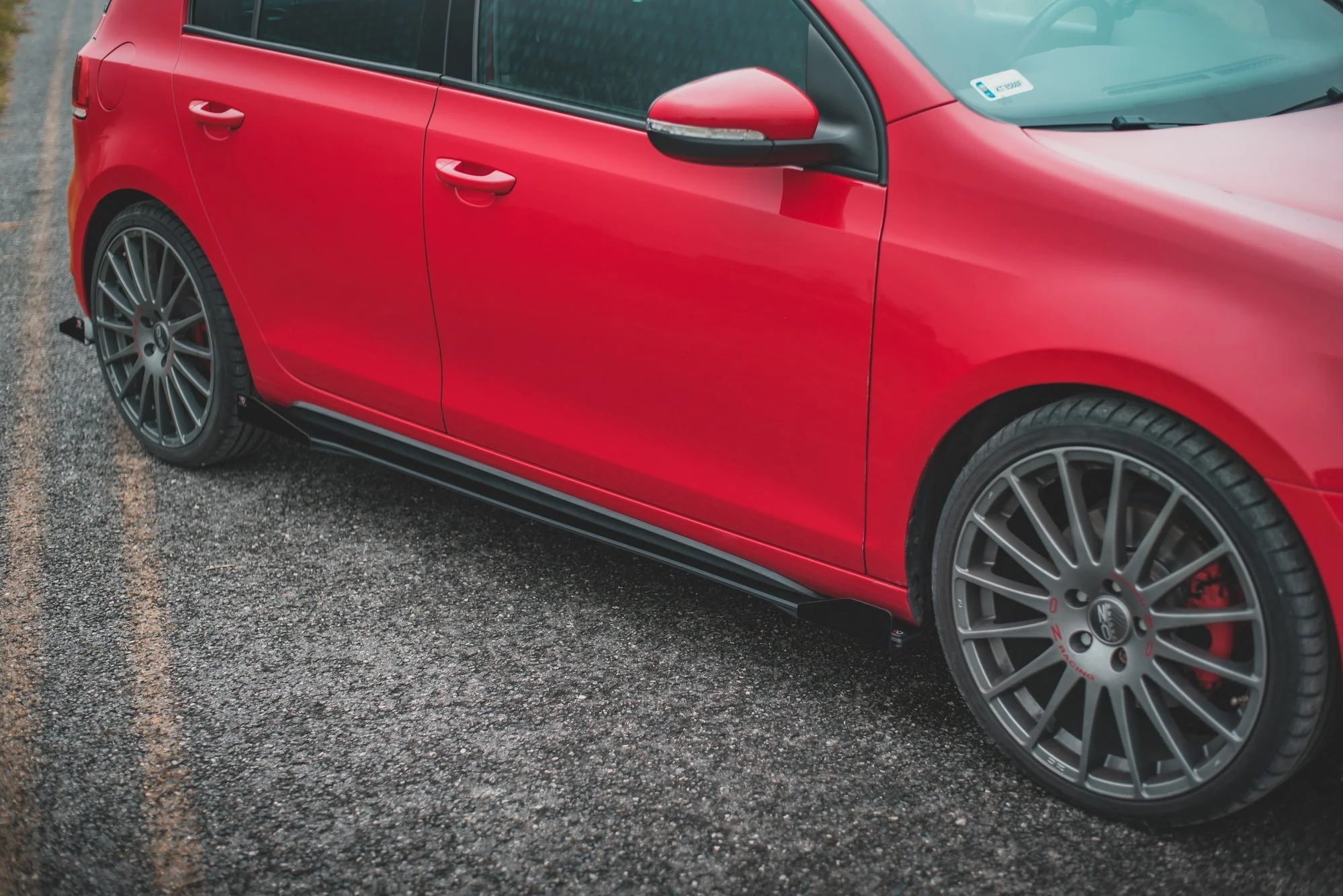 RACING DURABILITY SIDE SKIRTS DIFFUSERS + FLAPS VOLKSWAGEN GOLF GTI MK6 - Image 3