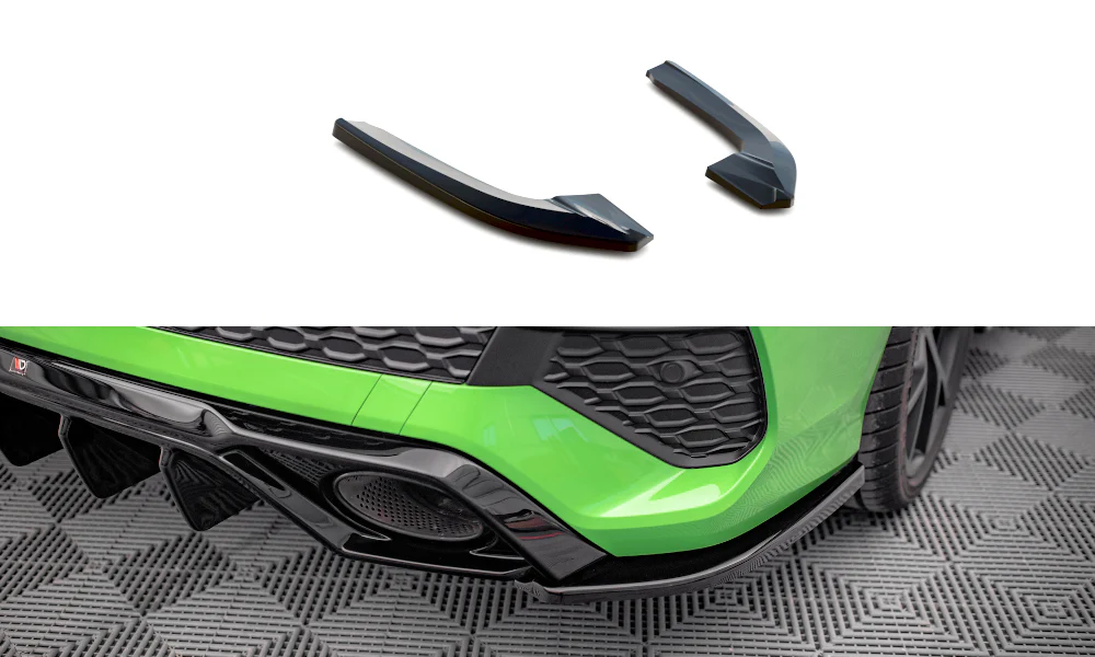 REAR SIDE SPLITTERS AUDI RS3 SEDAN 8Y (set for valance)