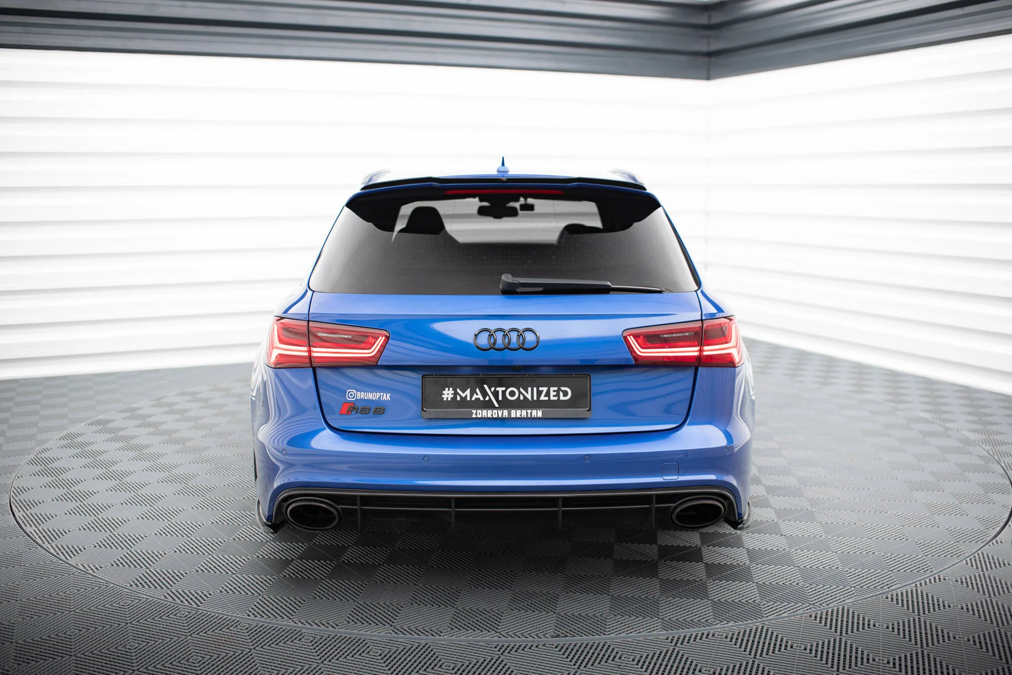 REAR SIDE SPLITTERS AUDI RS6 C7 / C7 FL - Image 2