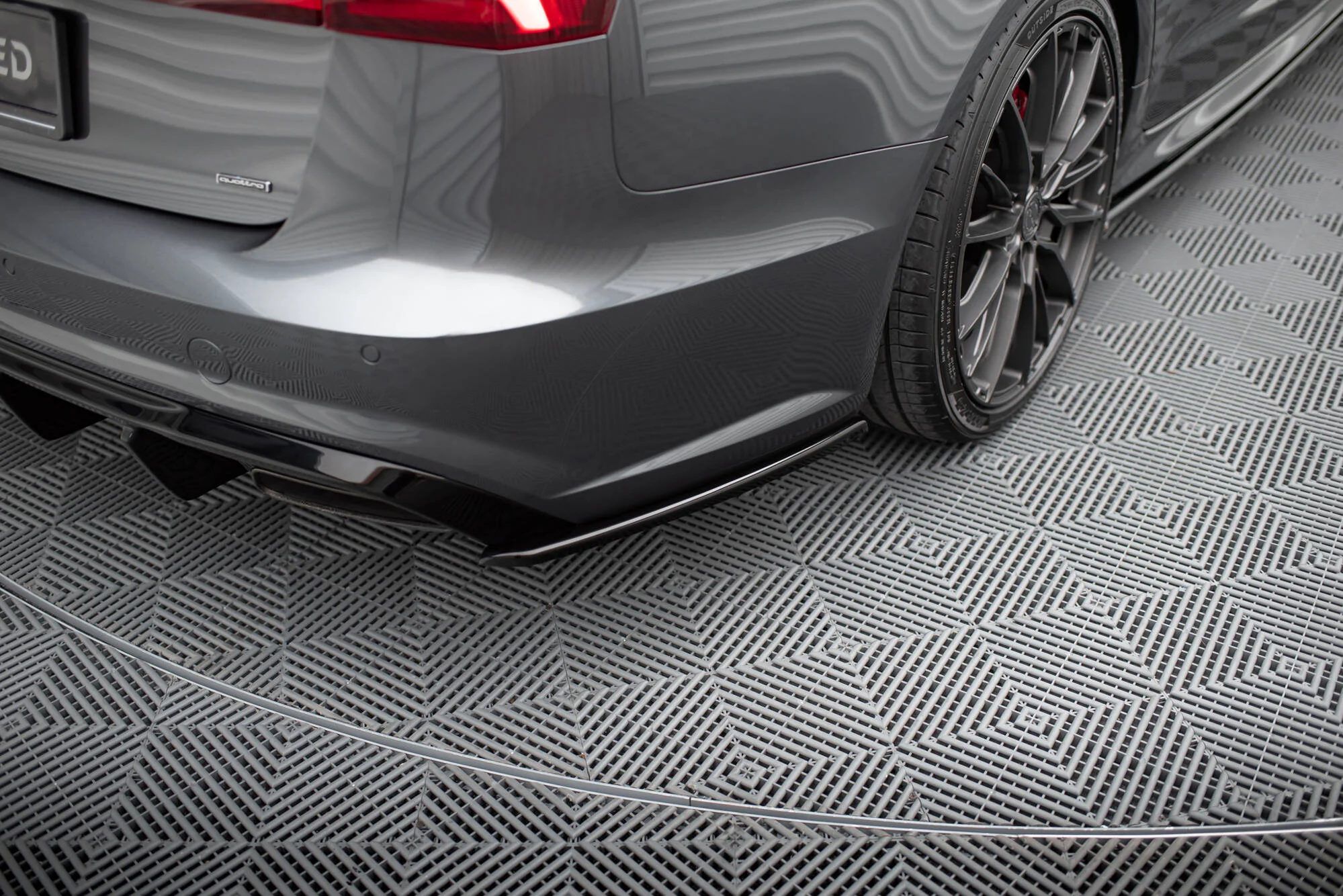 REAR SIDE SPLITTERS AUDI S6 / A6 S-LINE C7 FL (set for Maxton valance) - Image 4