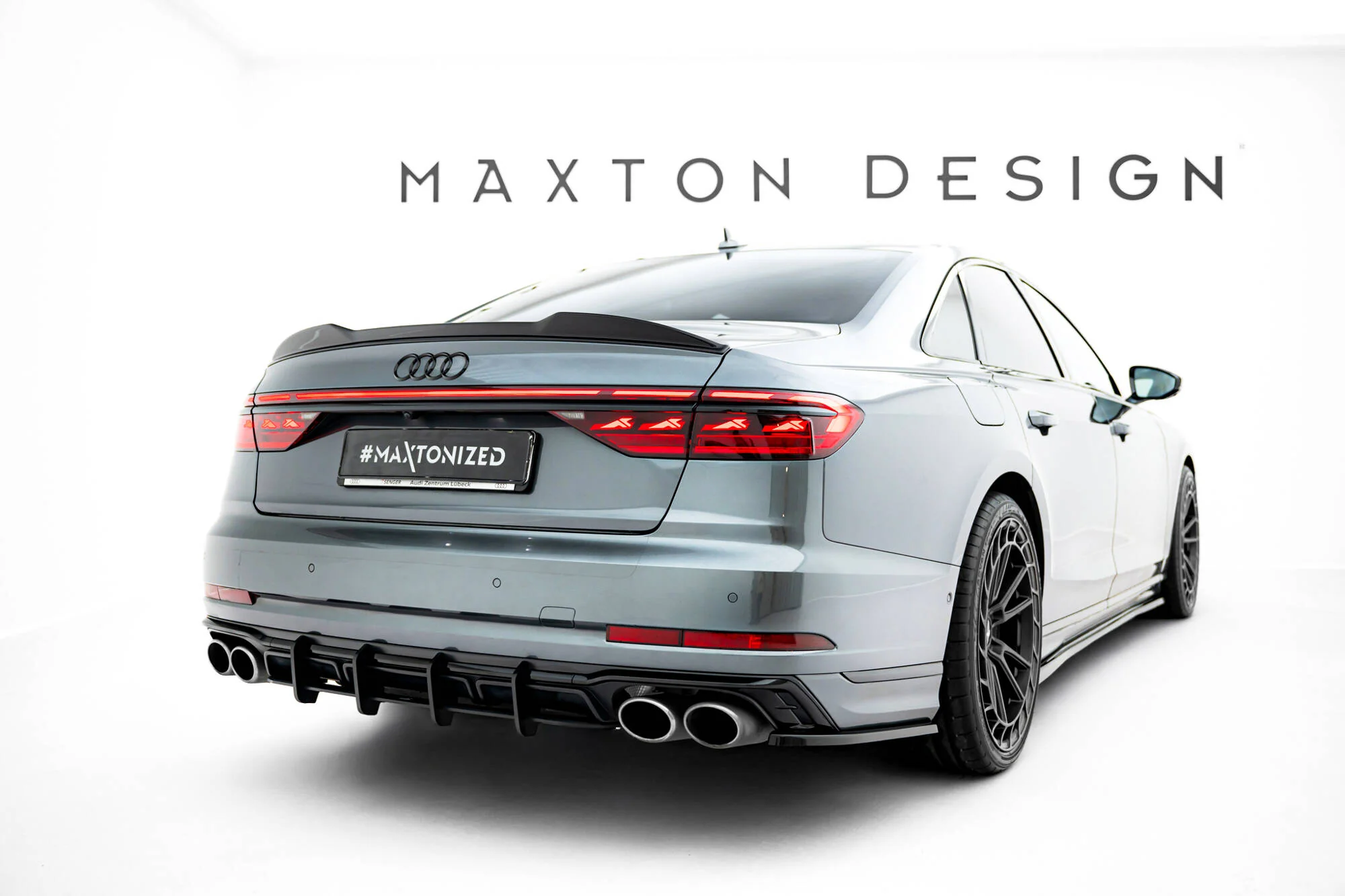 Rear Side Splitters Audi S8 D5 Facelift - Image 2