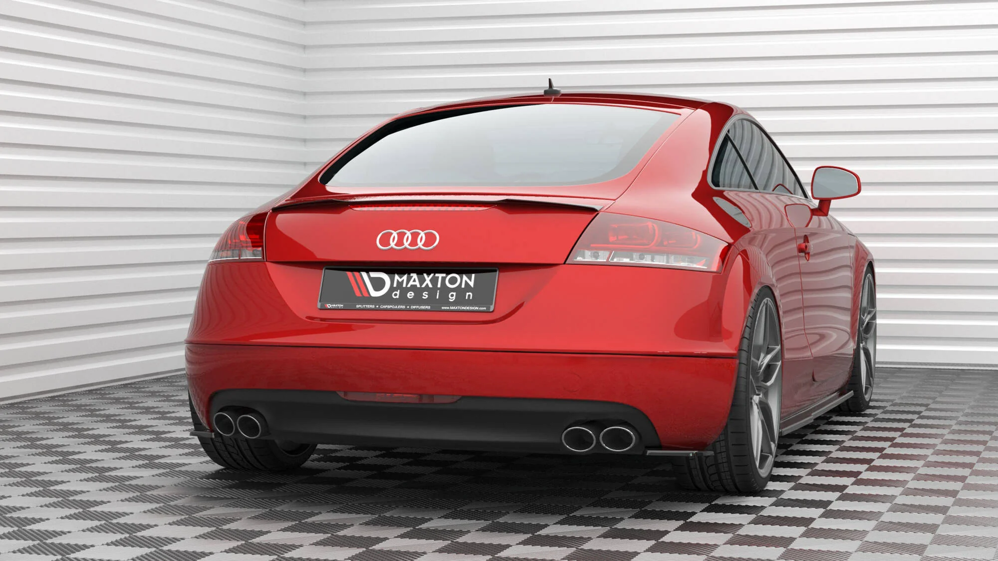 Rear Side Splitters Audi TT 3.2 V6 8J - Image 3