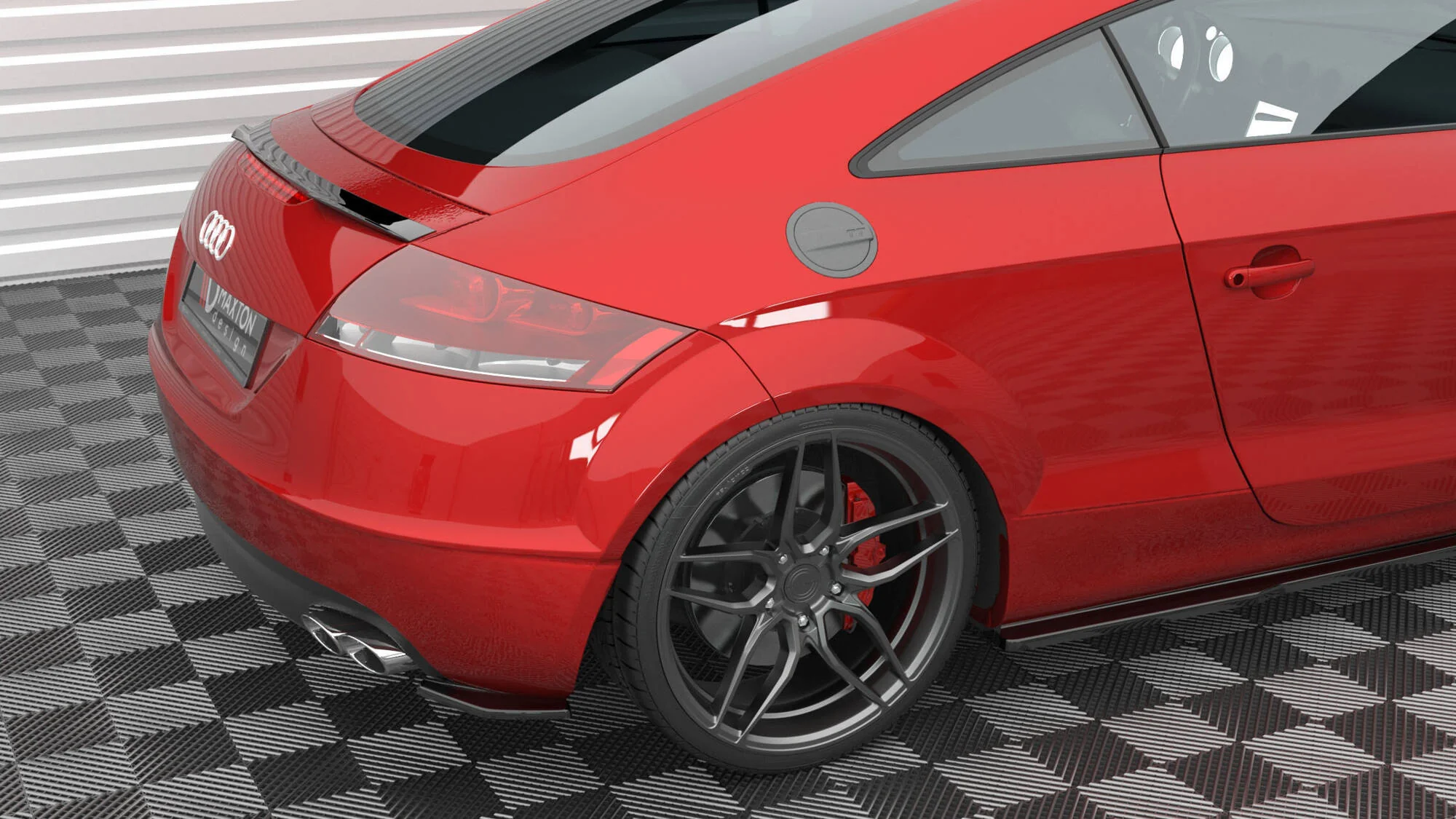 Rear Side Splitters Audi TT 3.2 V6 8J - Image 4