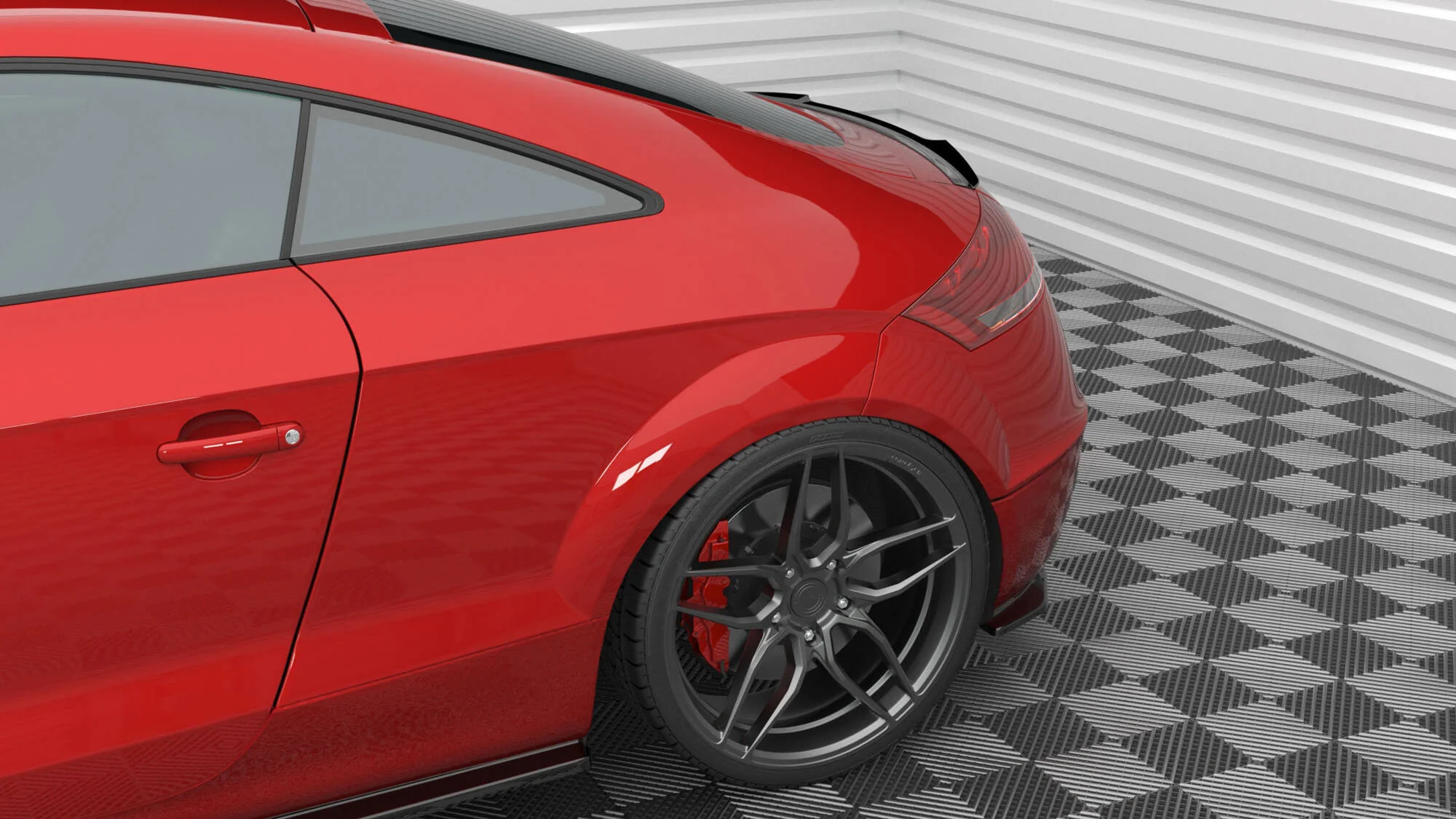 Rear Side Splitters Audi TT 3.2 V6 8J - Image 7