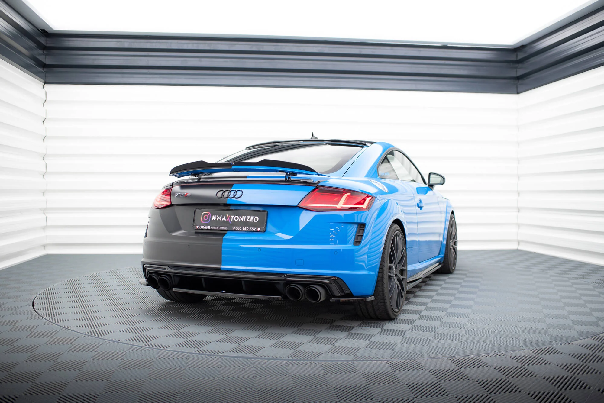Rear Side Splitters Audi TT S 8S Facelift - Image 4