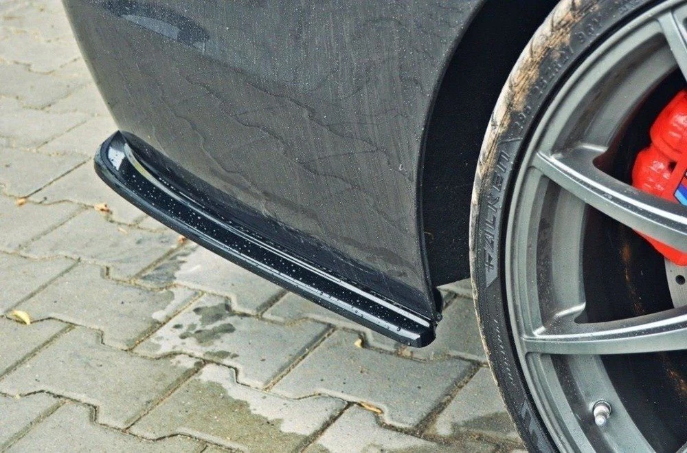 REAR SIDE SPLITTERS BMW 5 F11 M-PACK (FITS TWO DOUBLE EXHAUST ENDS) - Image 4