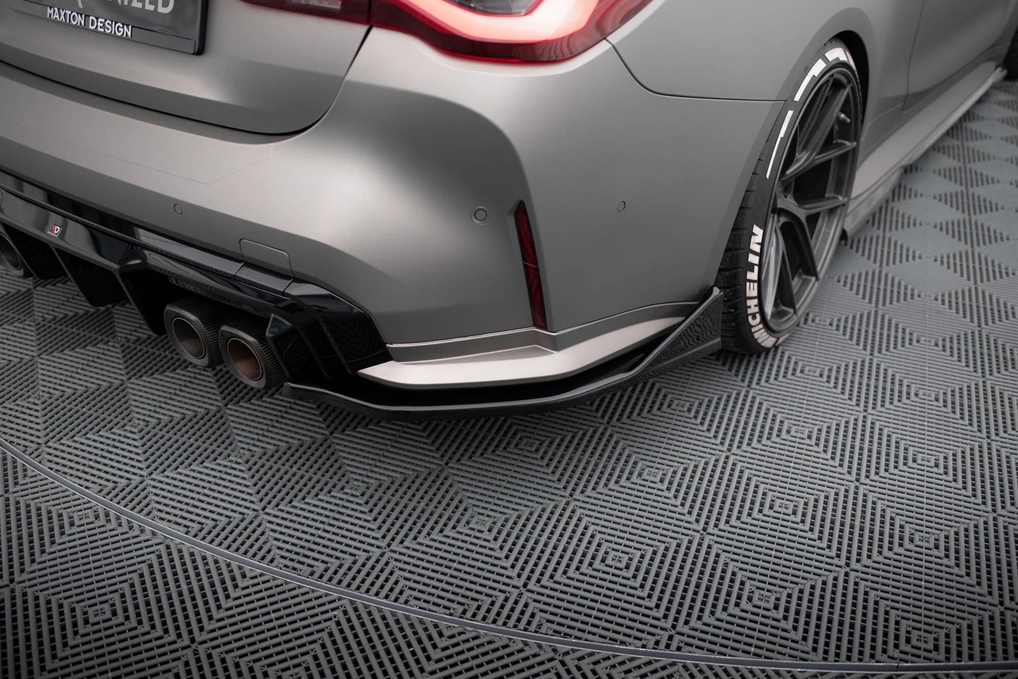 Rear Side Splitters V.5 (set for Maxton valance v.1) BMW M4 G82 - Image 3