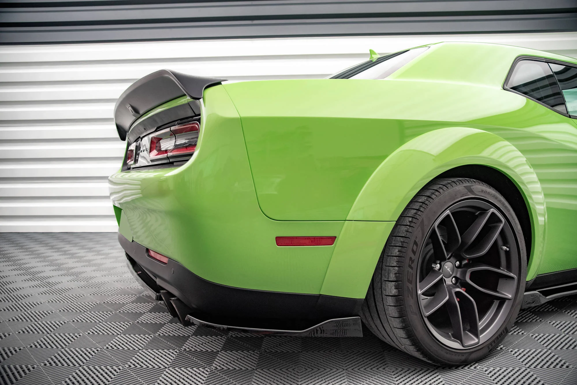 REAR SIDE SPLITTERS DODGE CHALLENGER SRT HELLCAT WIDEBODY MK3 - Image 4