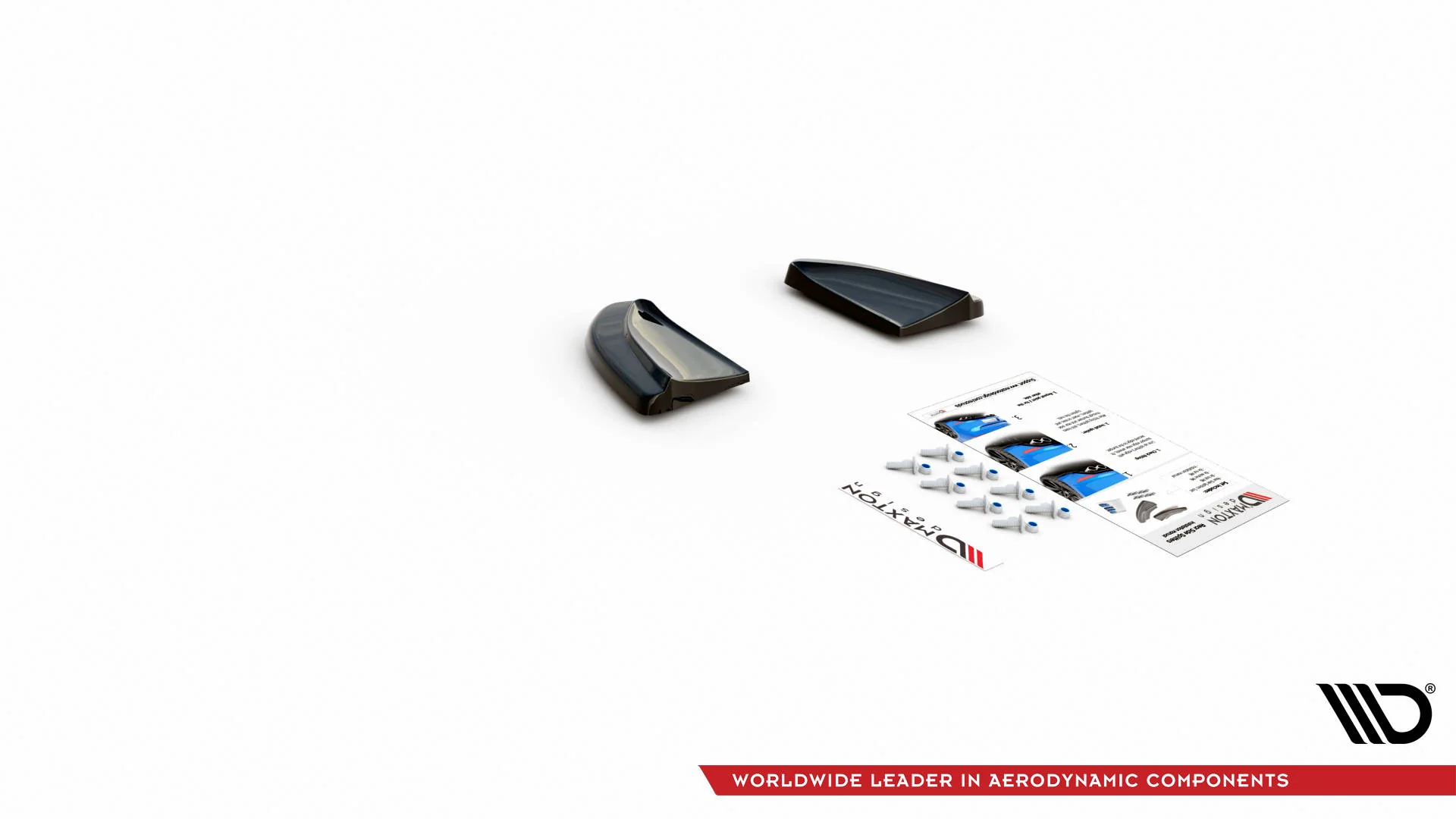REAR SIDE SPLITTERS FIAT 500 ABARTH MK1 FACELIFT - Image 5
