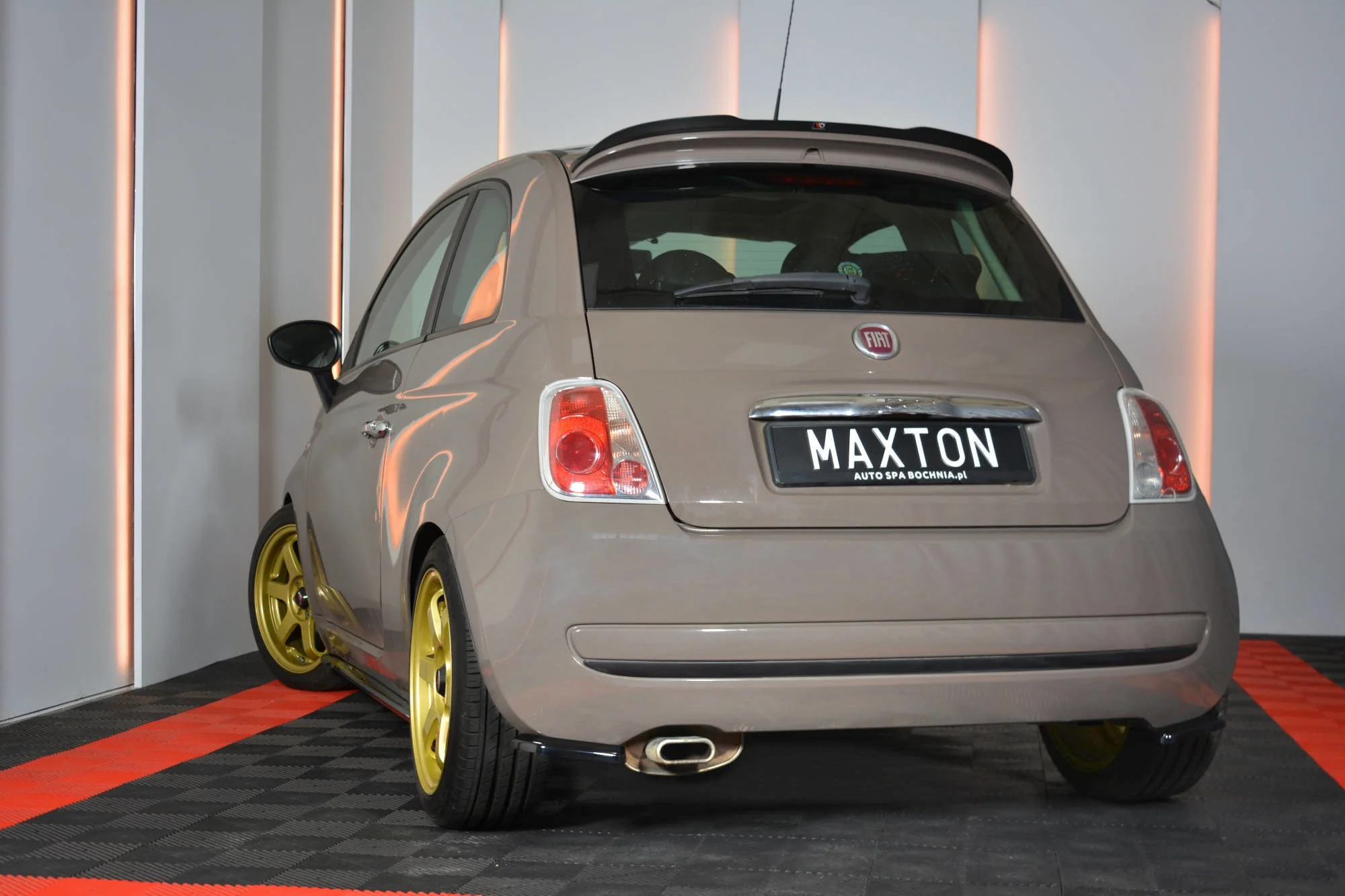 REAR SIDE SPLITTERS FIAT 500 HATCHBACK PREFACE - Image 4