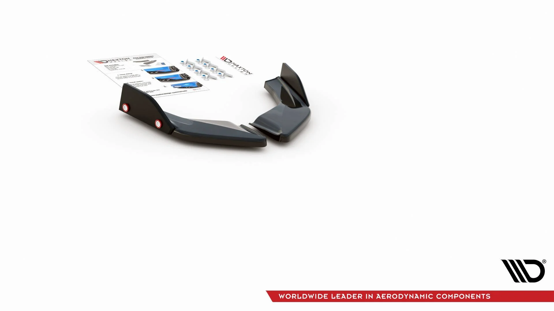 REAR SIDE SPLITTERS + FLAPS V.2 VOLKSWAGEN GOLF 8 GTI - Image 8