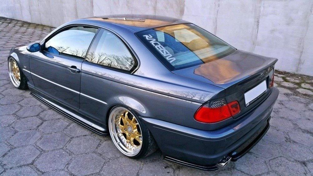 REAR SIDE SPLITTERS FOR BMW 3 E46 MPACK COUPE - Image 3