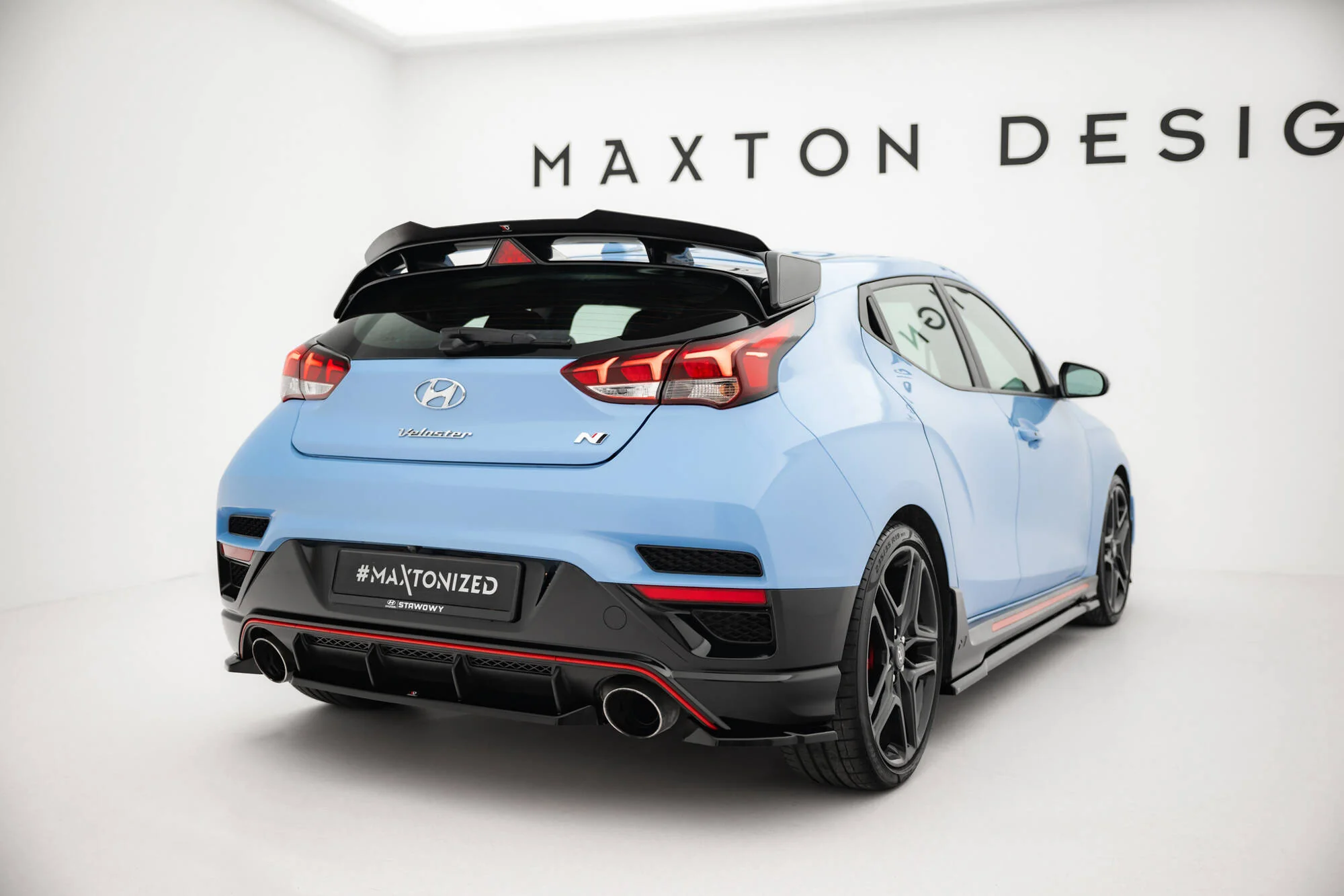 Rear Side Splitters Hyundai Veloster N Mk2 - Image 4