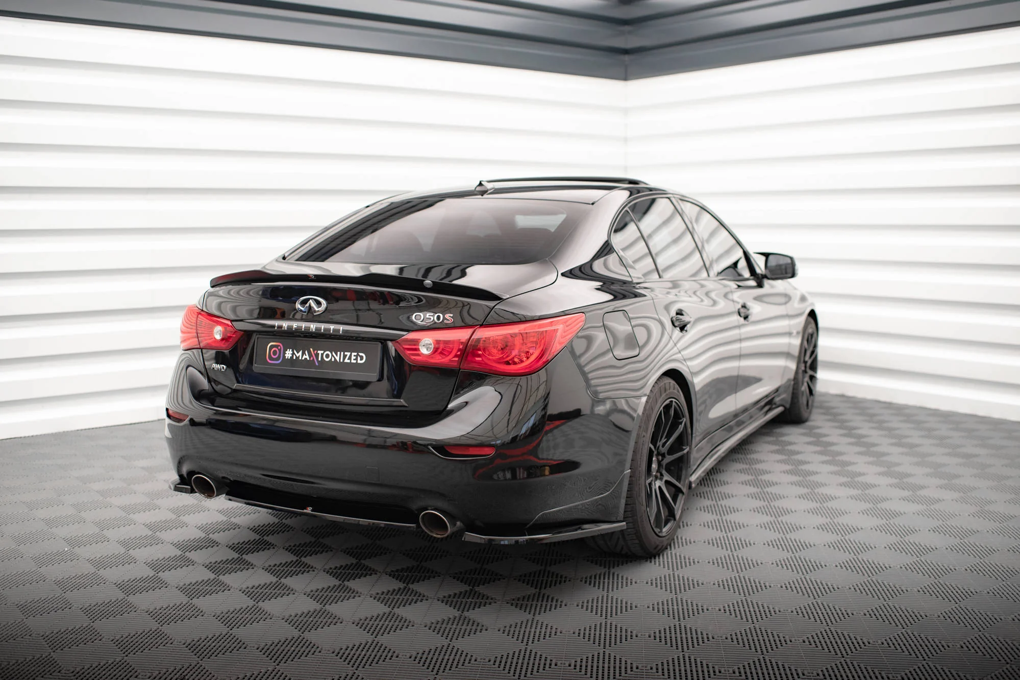 REAR SIDE SPLITTERS INFINITI Q50 S MK1 - Image 4