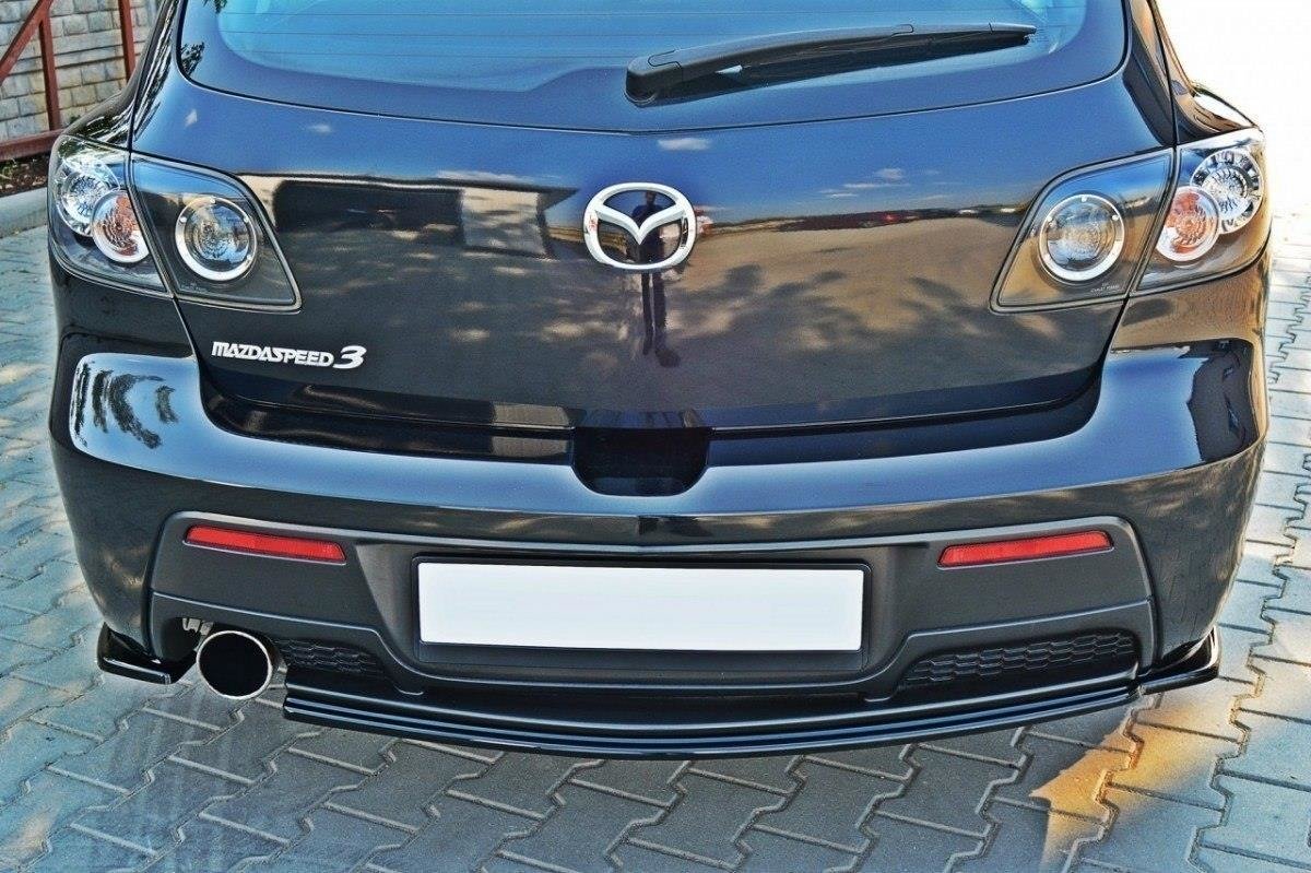 REAR SIDE SPLITTERS MAZDA 3 MPS MK1 (PREFACE) - Image 3