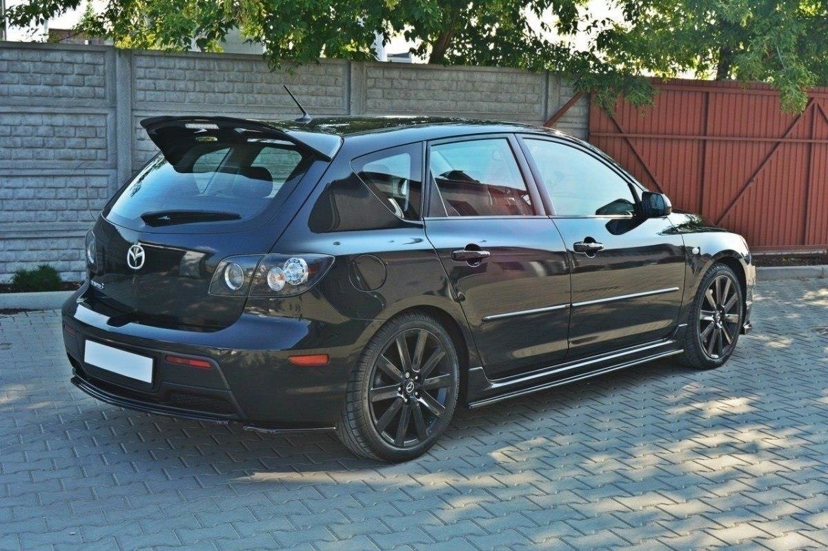 REAR SIDE SPLITTERS MAZDA 3 MPS MK1 (PREFACE) - Image 4