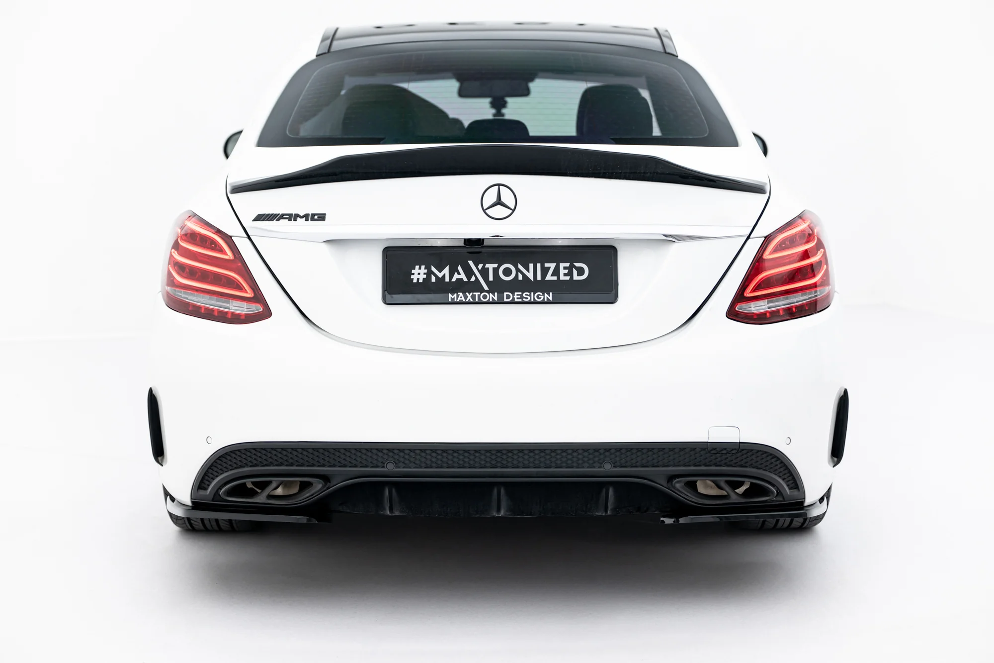 Rear Side Splitters Mercedes-Benz C AMG-Line Sedan W205 - Image 4