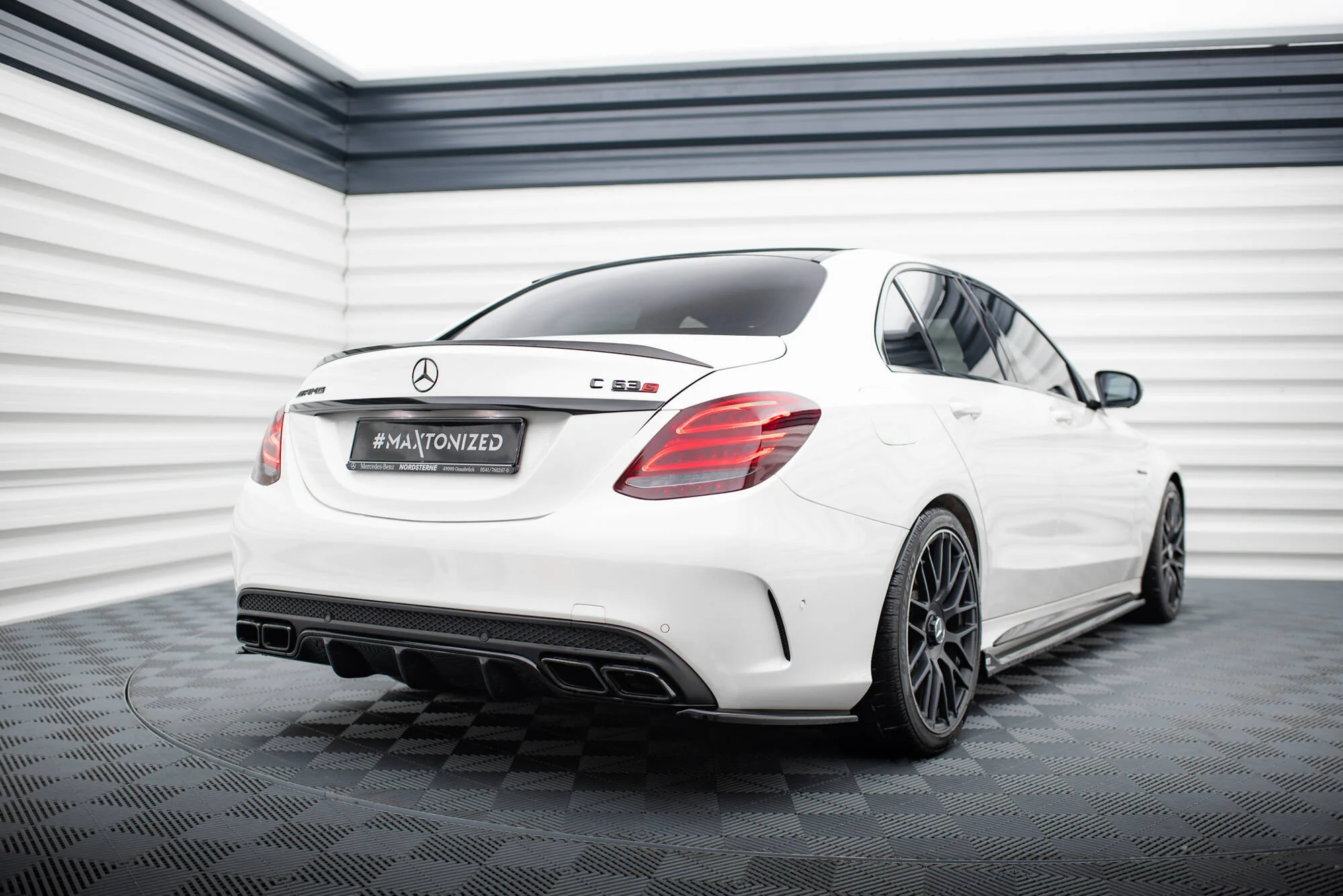 REAR SIDE SPLITTERS MERCEDES C-CLASS S205 63AMG ESTATE/LIMUSINE - Image 3