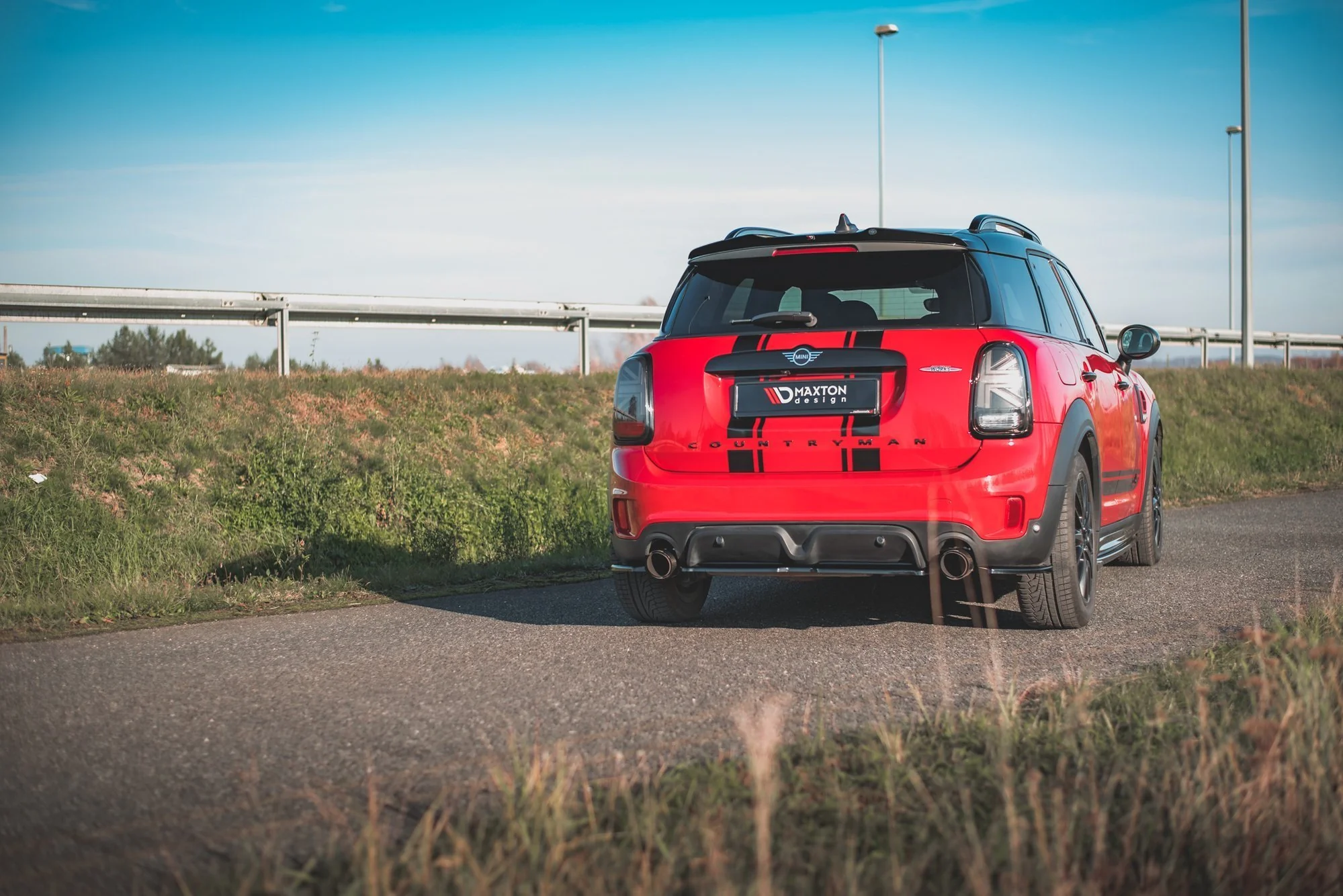 REAR SIDE SPLITTERS MINI COUNTRYMAN MK2 F60 JCW - Image 4