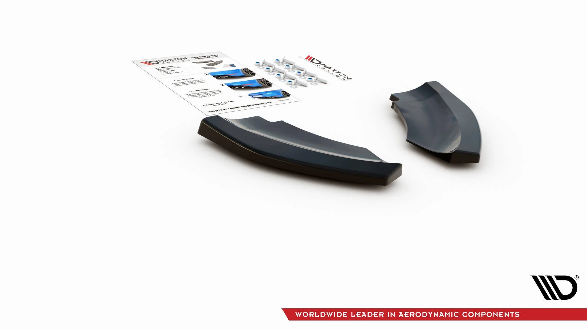 REAR SIDE SPLITTERS MINI COUNTRYMAN MK2 F60 JCW - Image 6