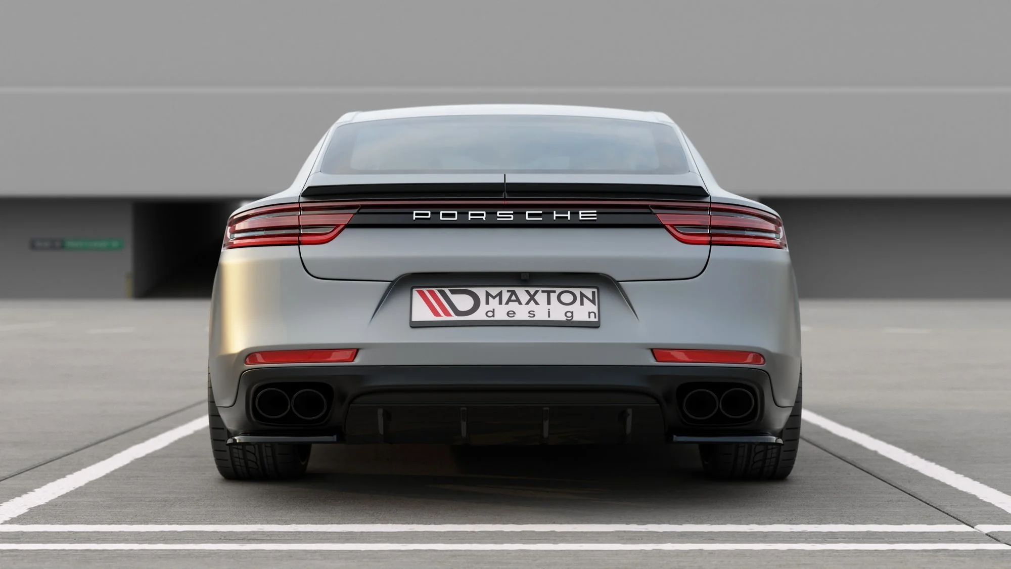 REAR SIDE SPLITTERS PORSCHE PANAMERA TURBO / GTS 971 - Image 6