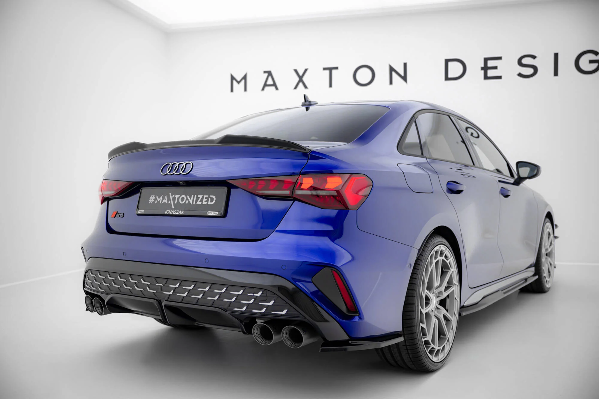 Rear Side Splitters V.1 Audi S3 Sedan 8Y Facelift - Image 3