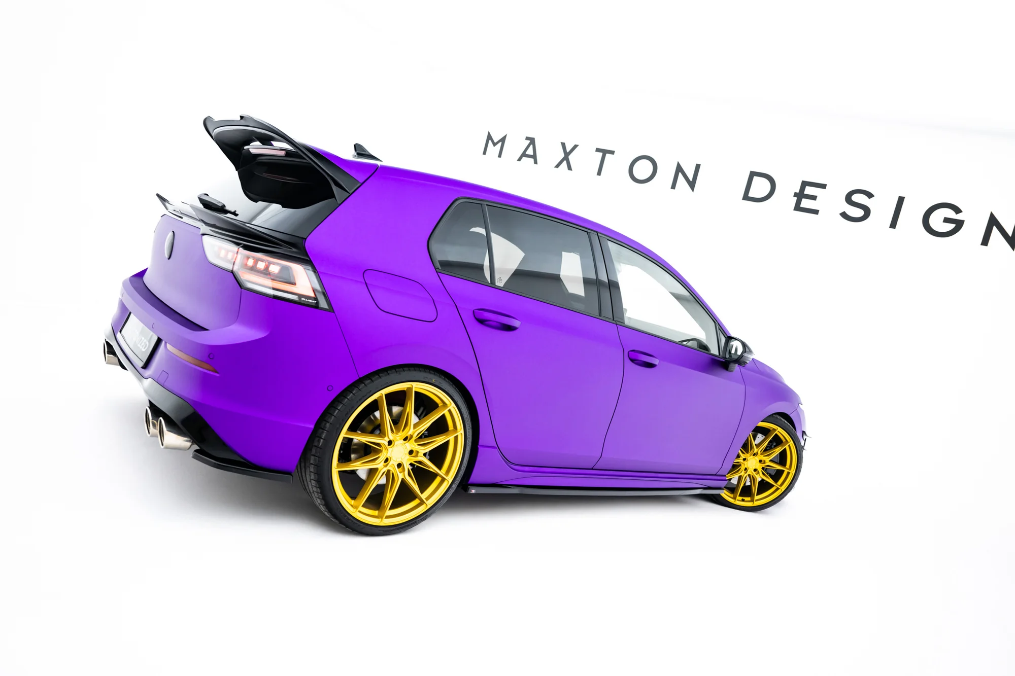 REAR SIDE SPLITTERS V.1 FOR VOLKSWAGEN GOLF R MK8 - Image 4