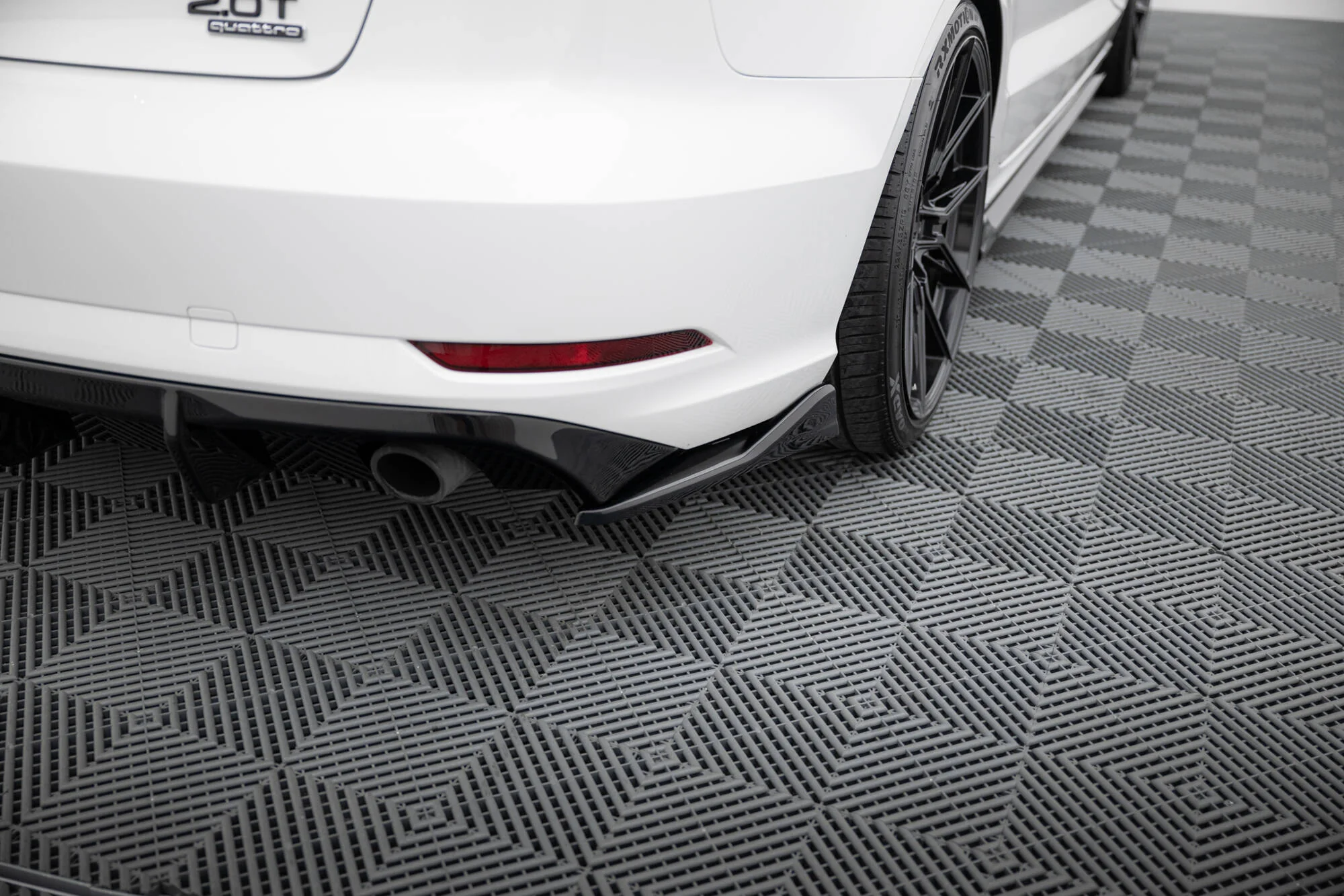 Rear Side Splitters V.2 Audi A3 Sedan 8V Facelift (SET FOR MAXTON VALANCE) - Image 3
