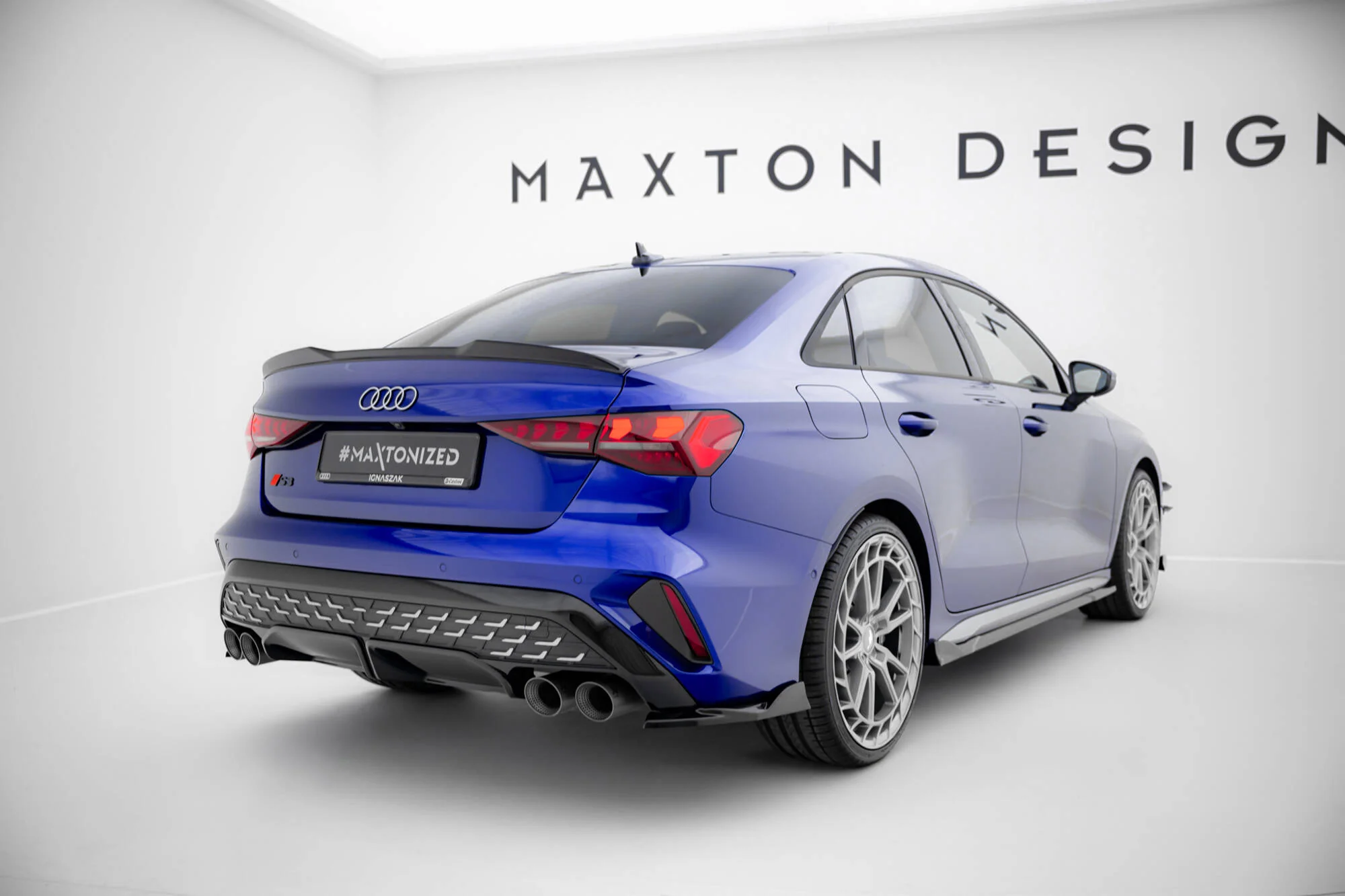 Rear Side Splitters V.2 Audi S3 Sedan 8Y Facelift - Image 4