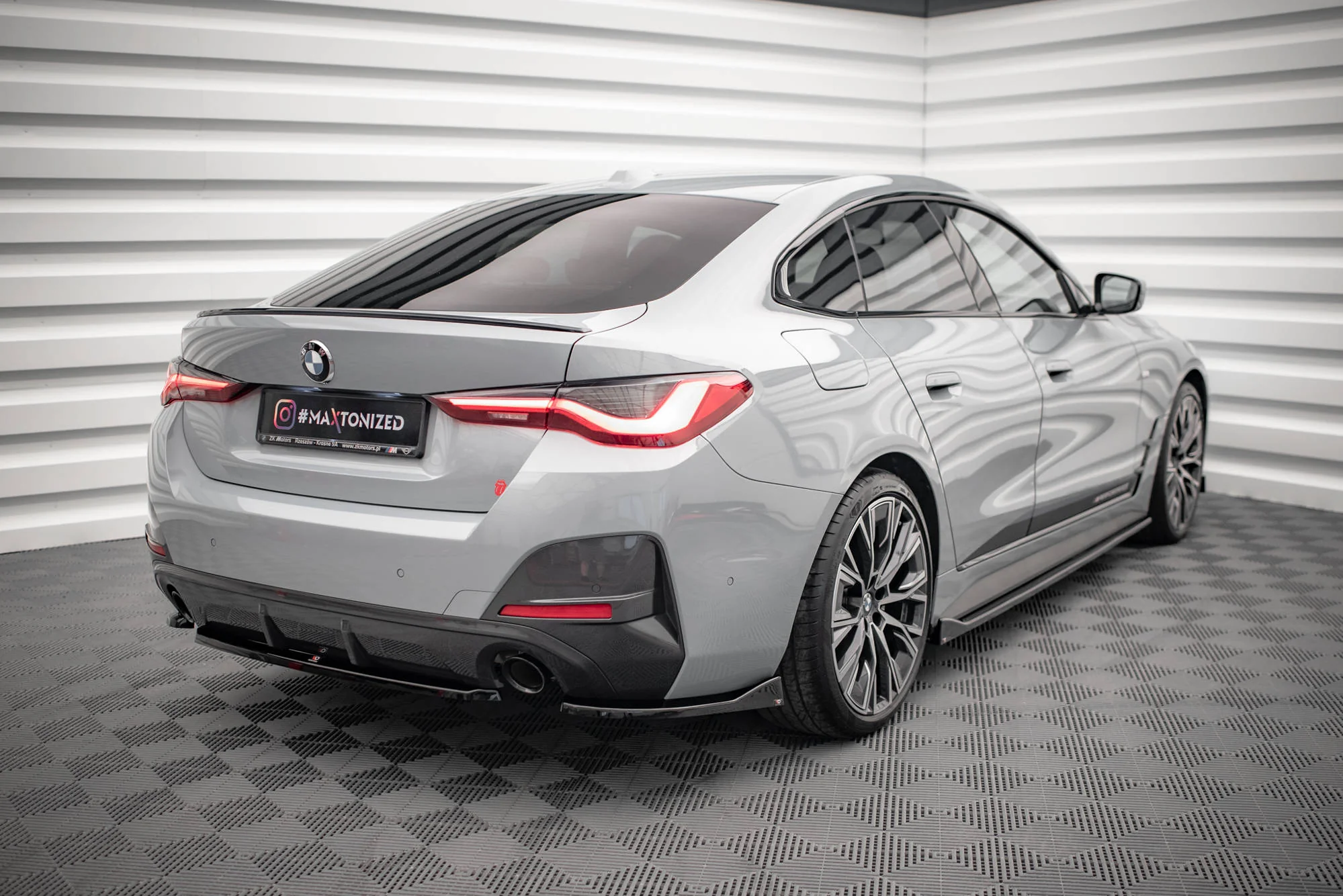 REAR SIDE SPLITTERS V.2 BMW 4 GRAN COUPE M-PACK G26 - Image 2