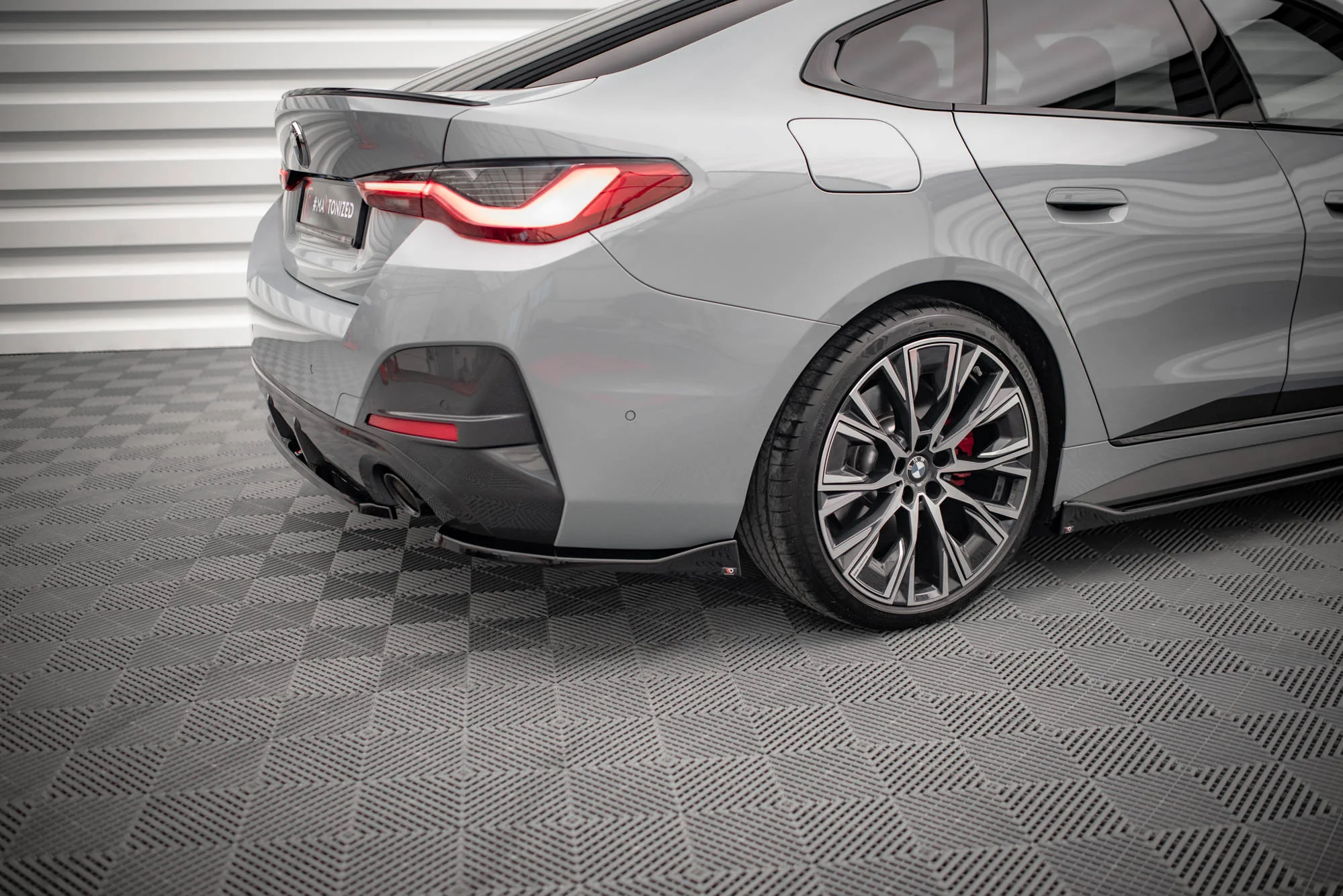 REAR SIDE SPLITTERS V.2 BMW 4 GRAN COUPE M-PACK G26 - Image 4