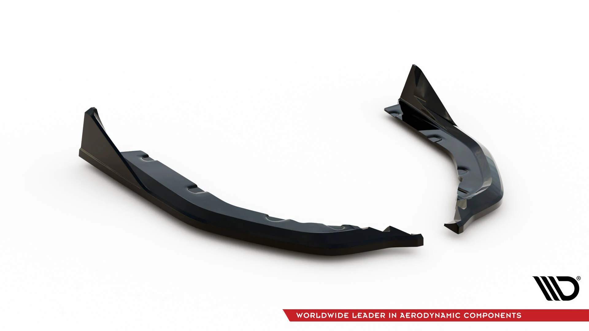 Rear Side Splitters V.6 CSL Look BMW M3 Sedan / Touring G80 / G81 (set for Maxton valance v.1) - Image 4