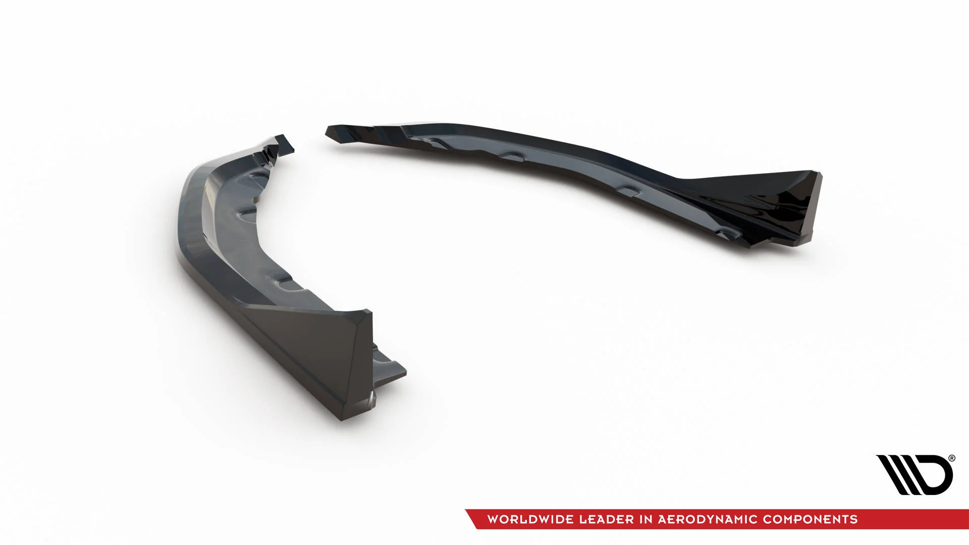 Rear Side Splitters V.6 CSL Look BMW M3 Sedan / Touring G80 / G81 (set for Maxton valance v.1) - Image 5