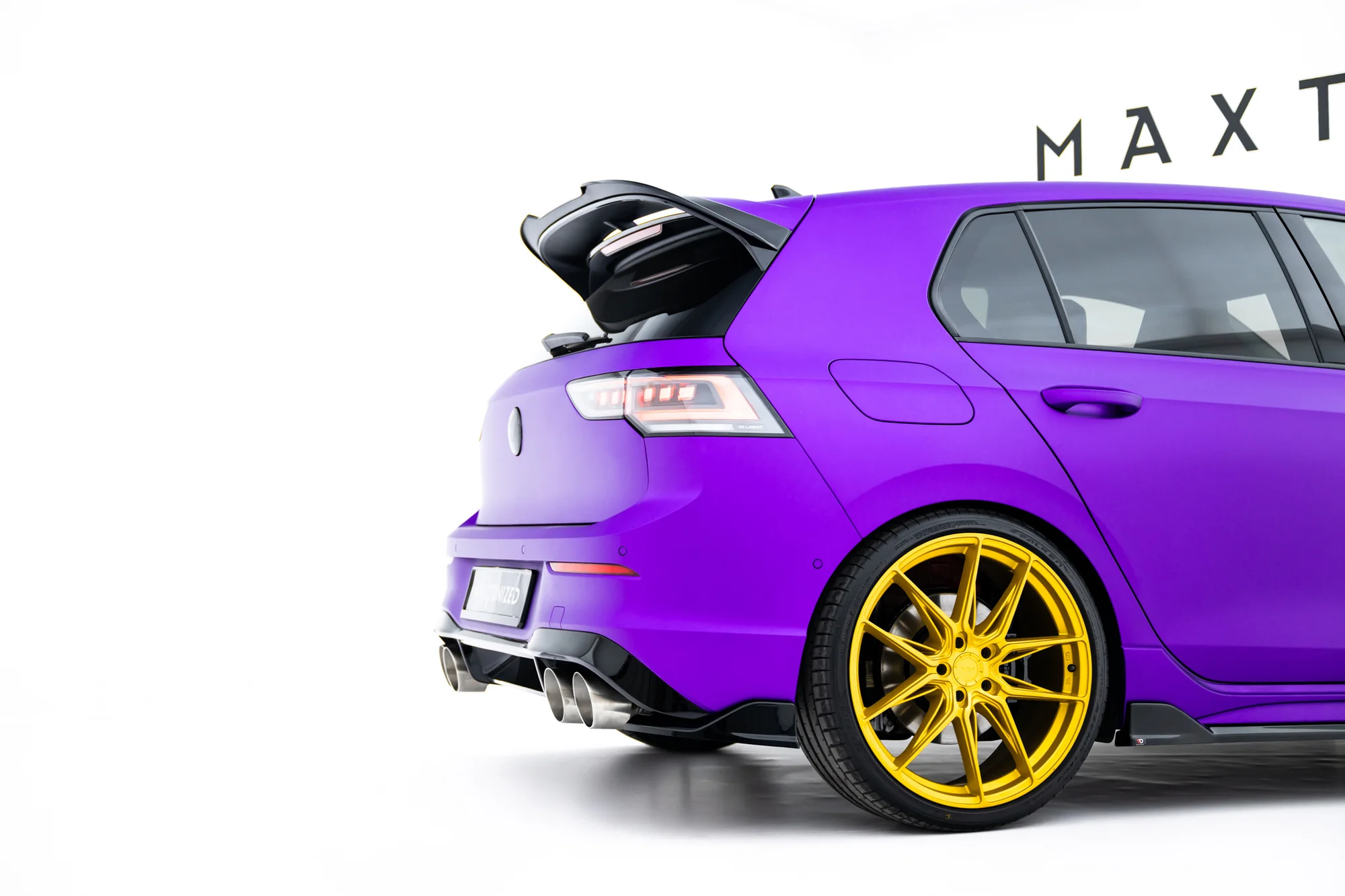 Rear Side Splitters V.7 Volkswagen Golf R Hatchback Mk8 / Mk8 Facelift - Image 3