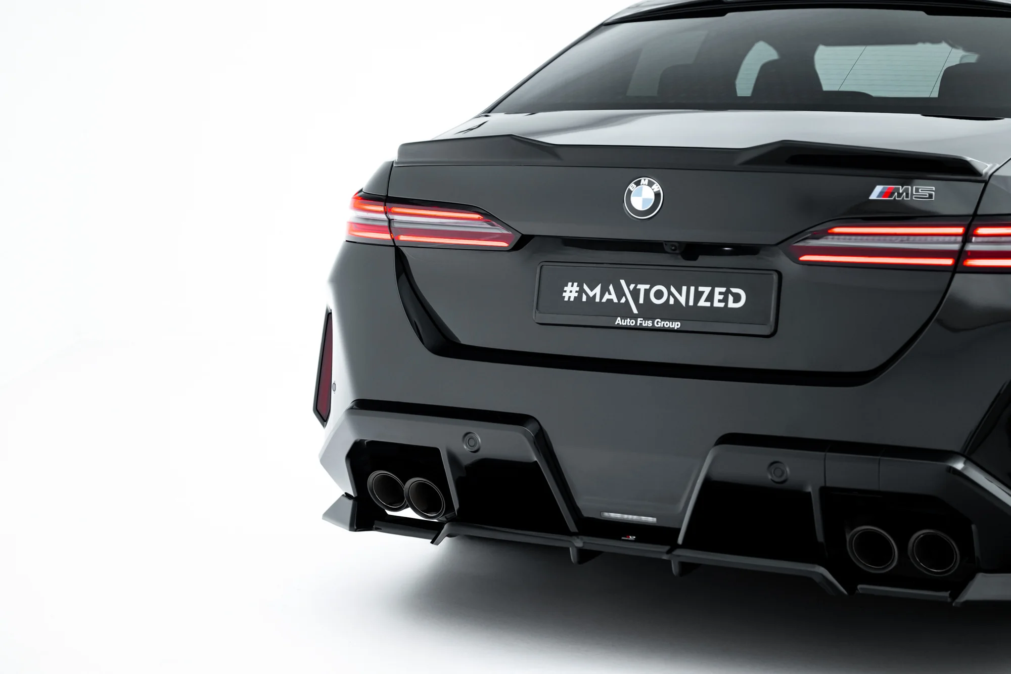 Rear Splitter (with vertical bars) BMW M5 Sedan / Touring G90 - Image 2