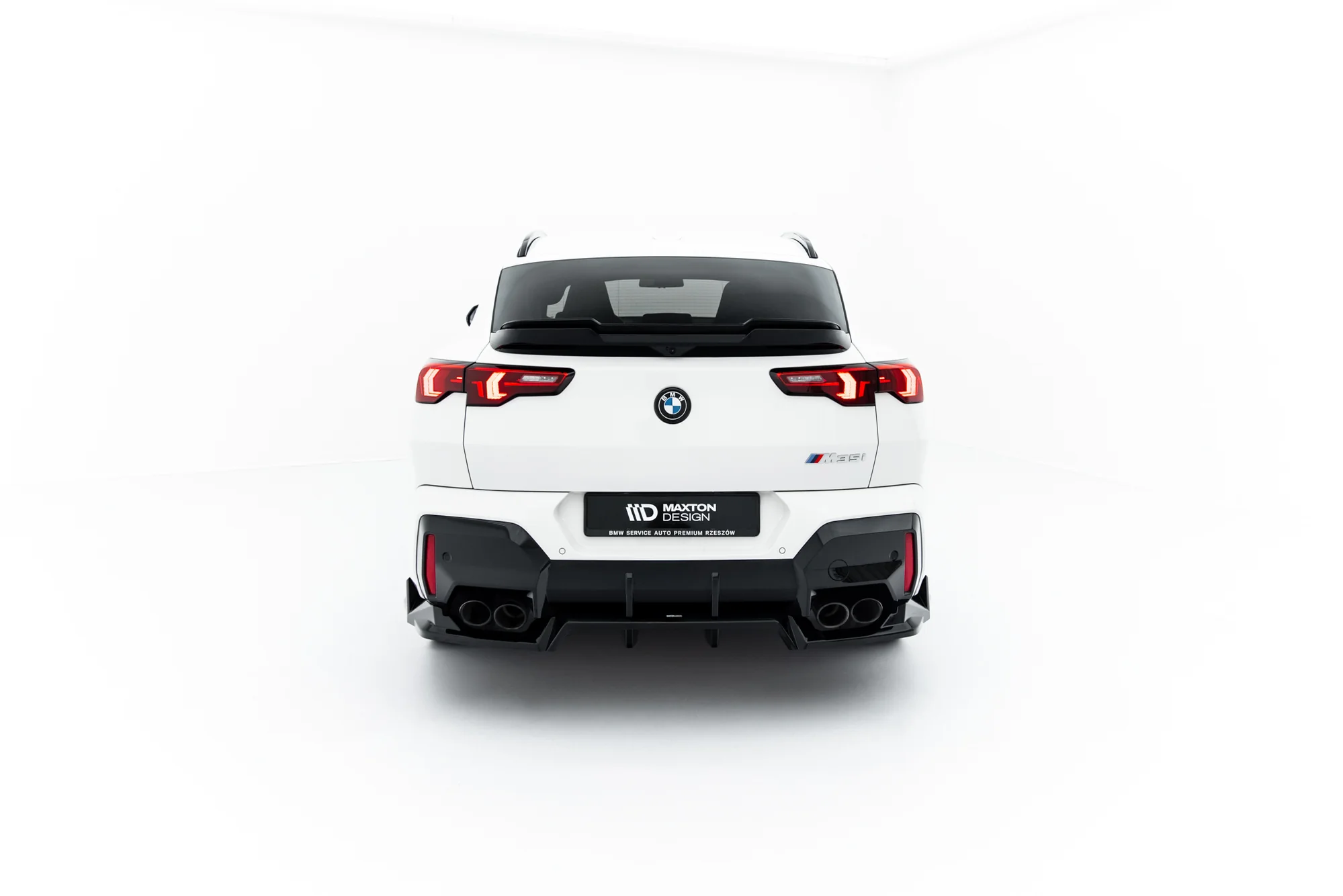 Rear Splitter (with vertical bars) BMW X2 M35i U10 - Image 3
