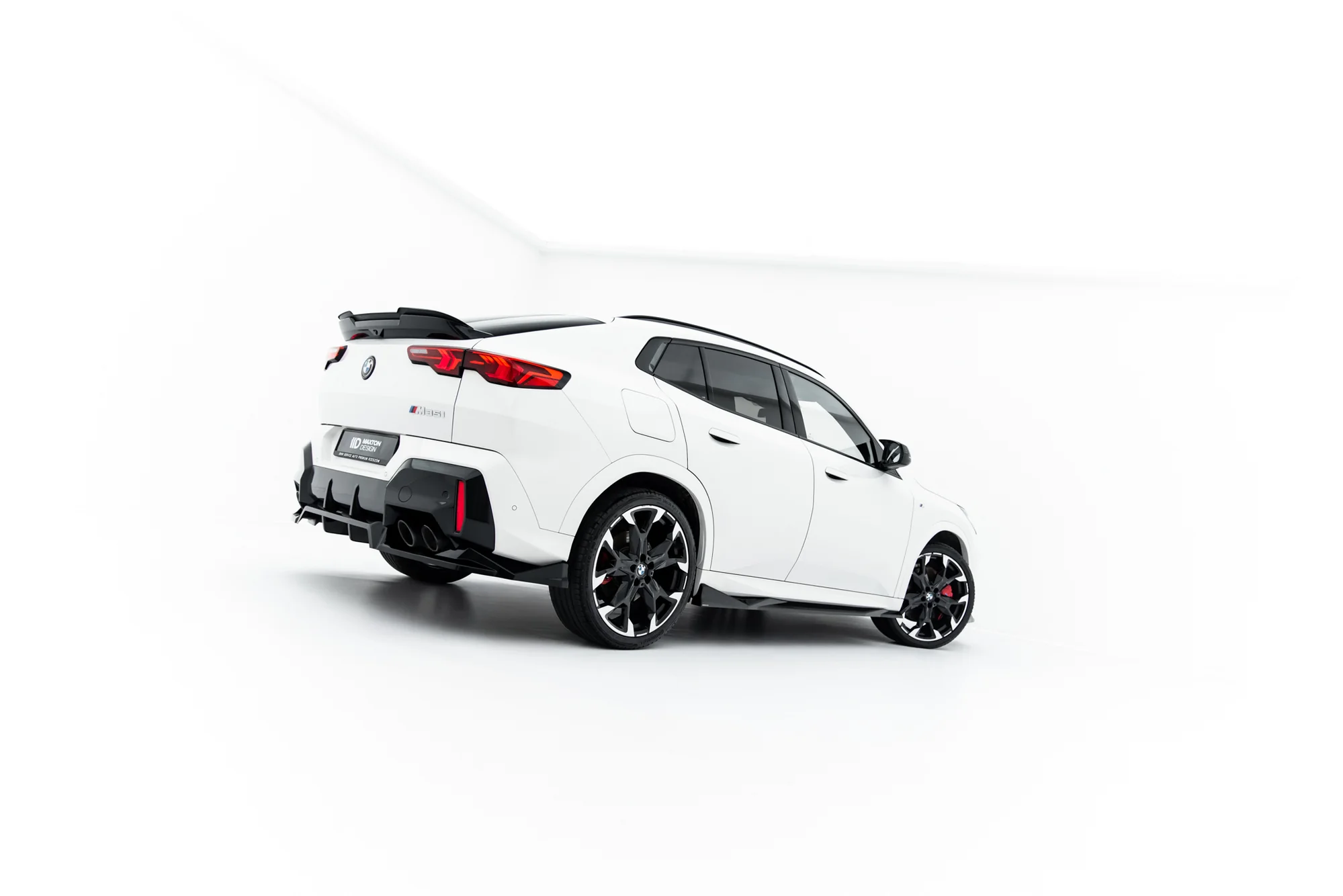Rear Splitter (with vertical bars) BMW X2 M35i U10 - Image 5