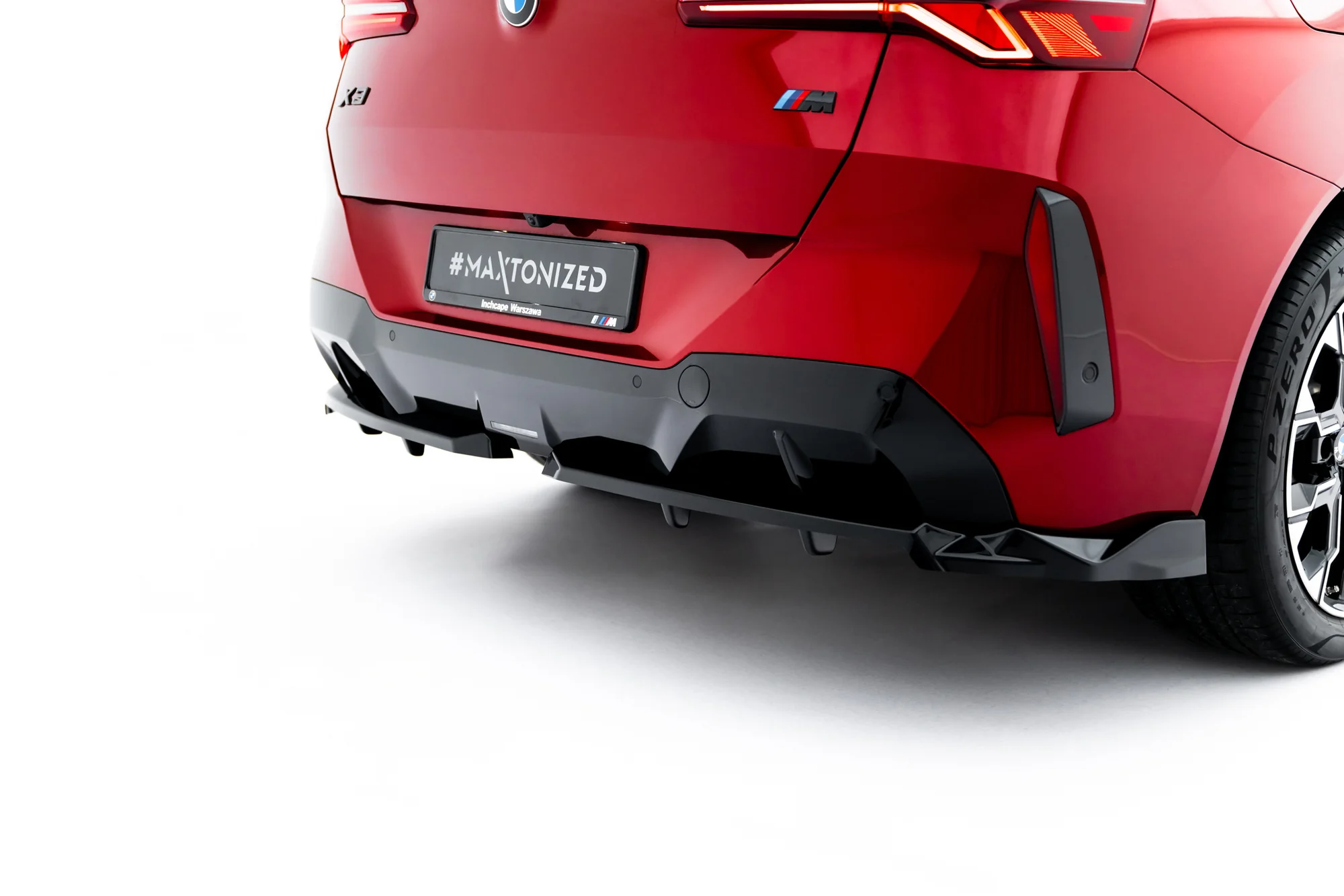 Rear Splitter (with vertical bars) BMW X3 M-Pack G45 - Image 3