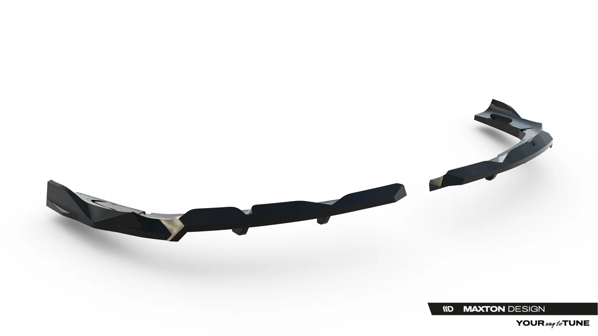 Rear Splitter (with vertical bars) BMW X3 M-Pack G45 - Image 4