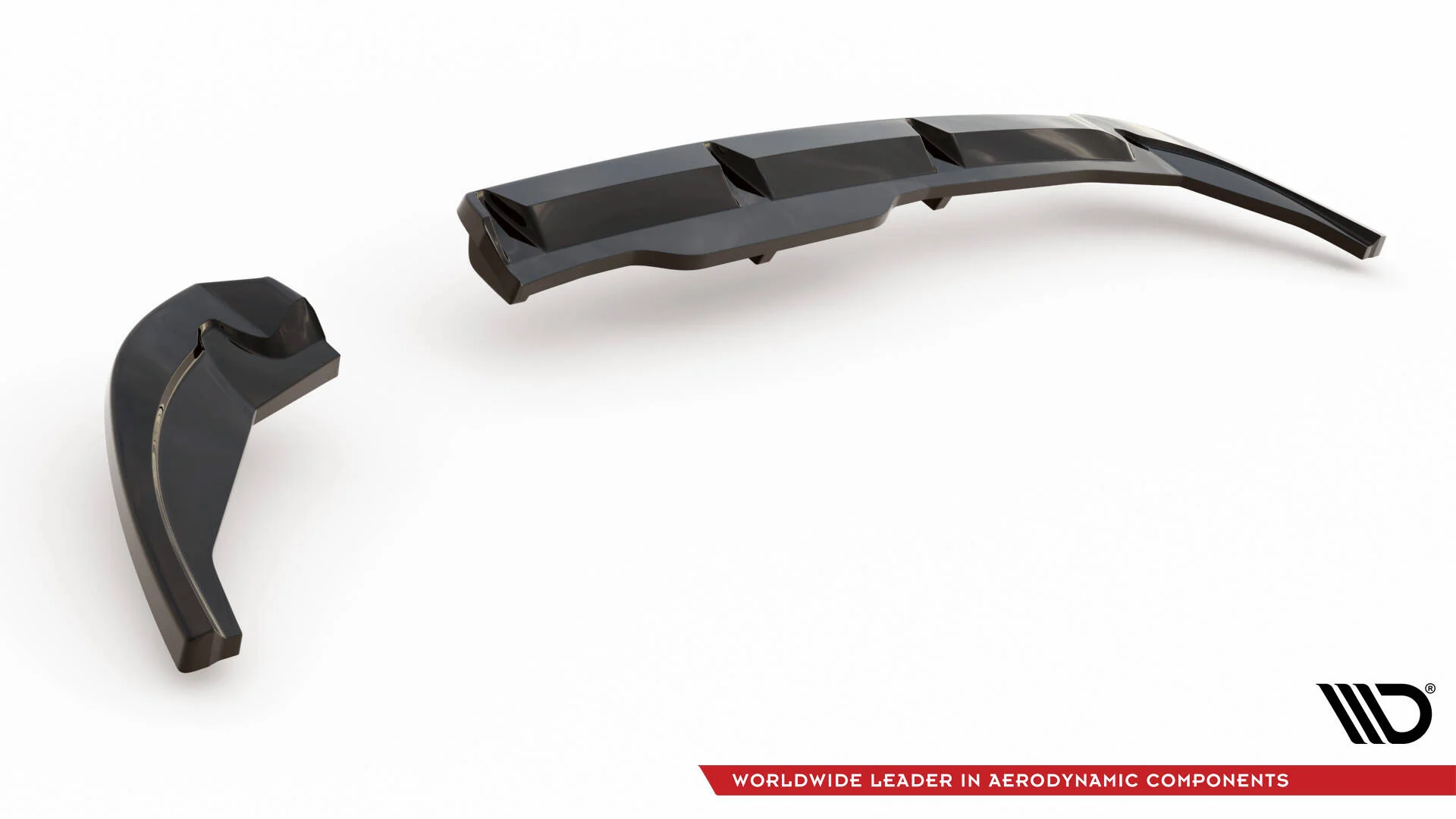 Rear Splitter (with vertical bars) Fiat 500X Sport Mk1 Facelift - Image 6