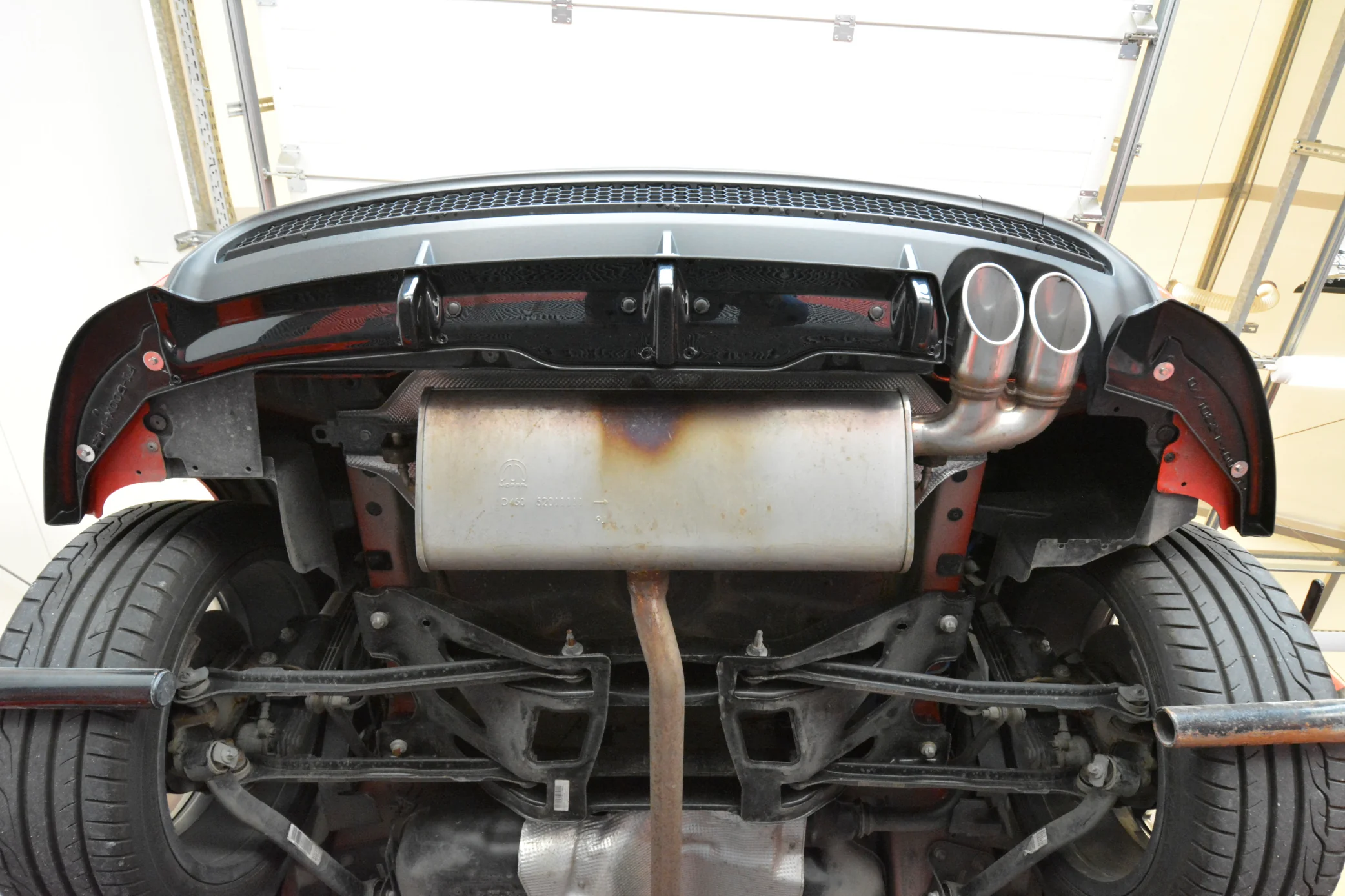 Rear Splitter (with vertical bars) Fiat 500X Sport Mk1 Facelift - Image 7