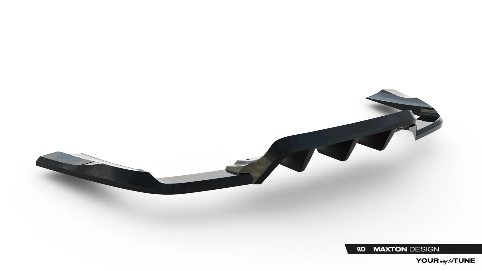 Rear Splitter (with vertical bars) Land Rover Range Rover Sport Mk2 Facelift - Image 5