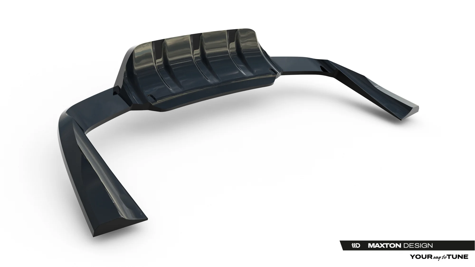 Rear Splitter (with vertical bars) Land Rover Range Rover Sport Mk2 Facelift - Image 6