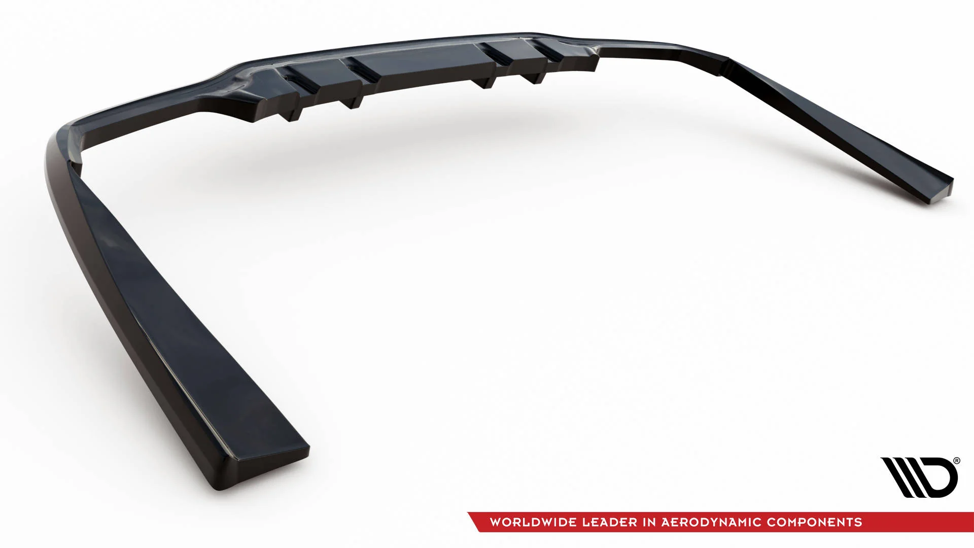 Rear Splitter (with vertical bars) Mercedes-AMG C63 Sedan / Estate W205 Facelift - Image 7