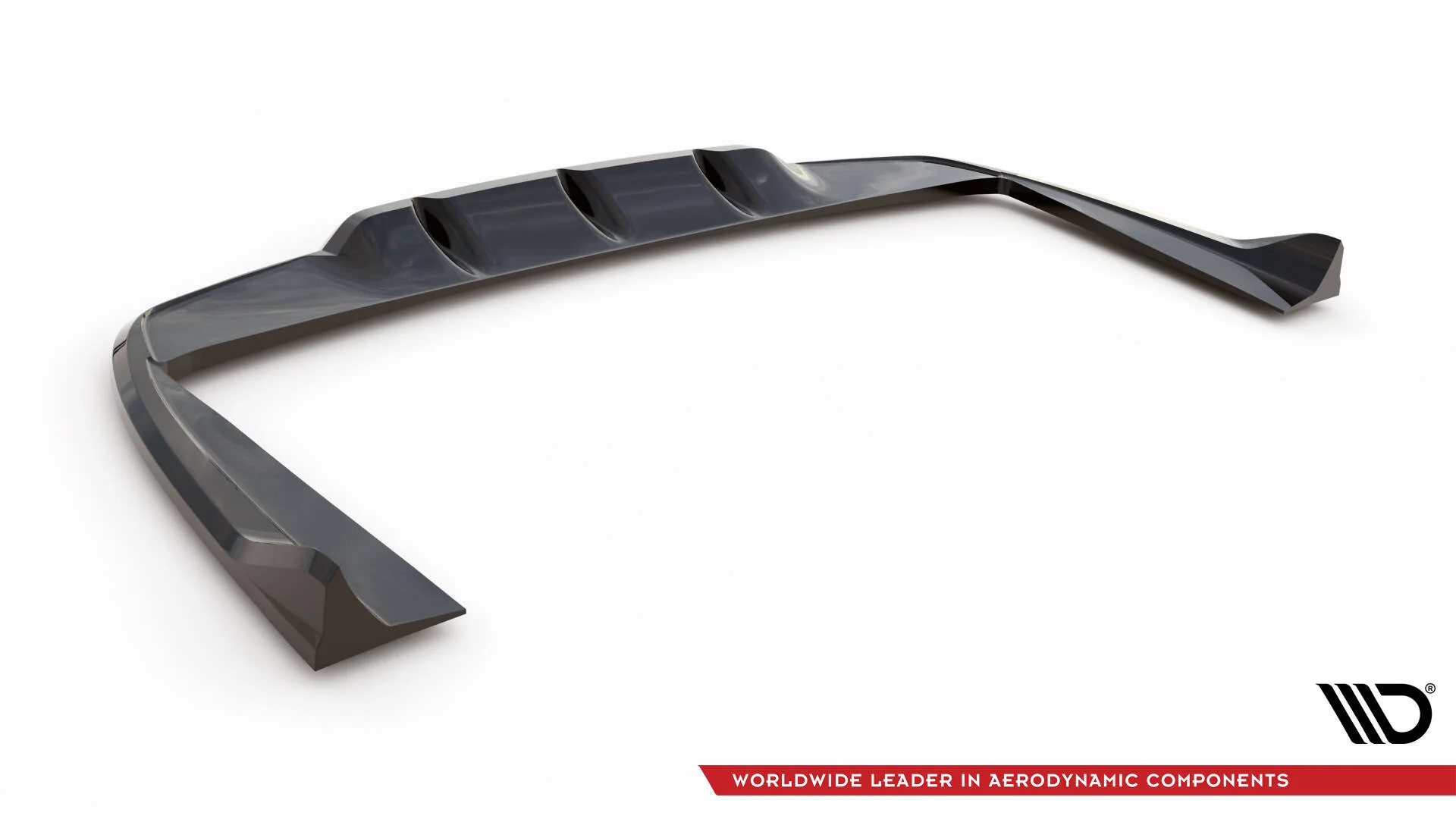 Rear Splitter (with vertical bars) Mercedes-AMG C63 Sedan / Estate W205 / S205 - Image 7