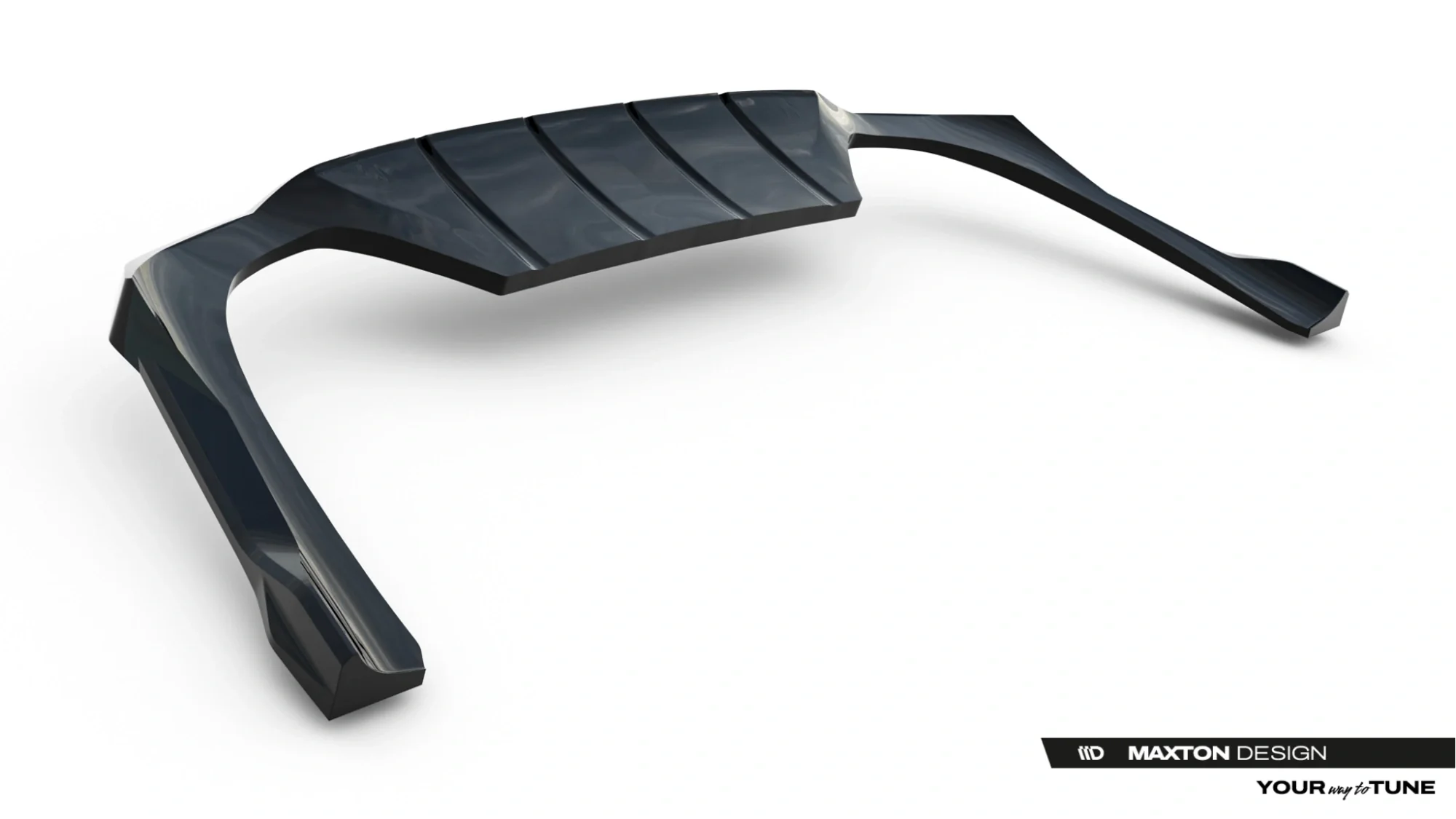 Rear Splitter (with vertical bars) Mercedes-AMG E53 Sedan / Estate W214 - Image 7